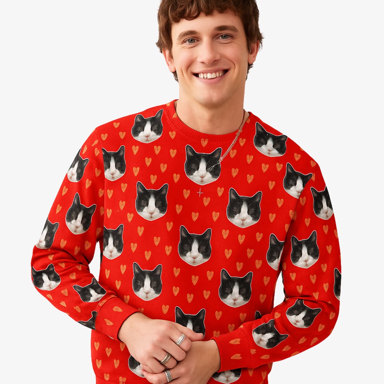 Cat Faces Personalised Sweatshirt