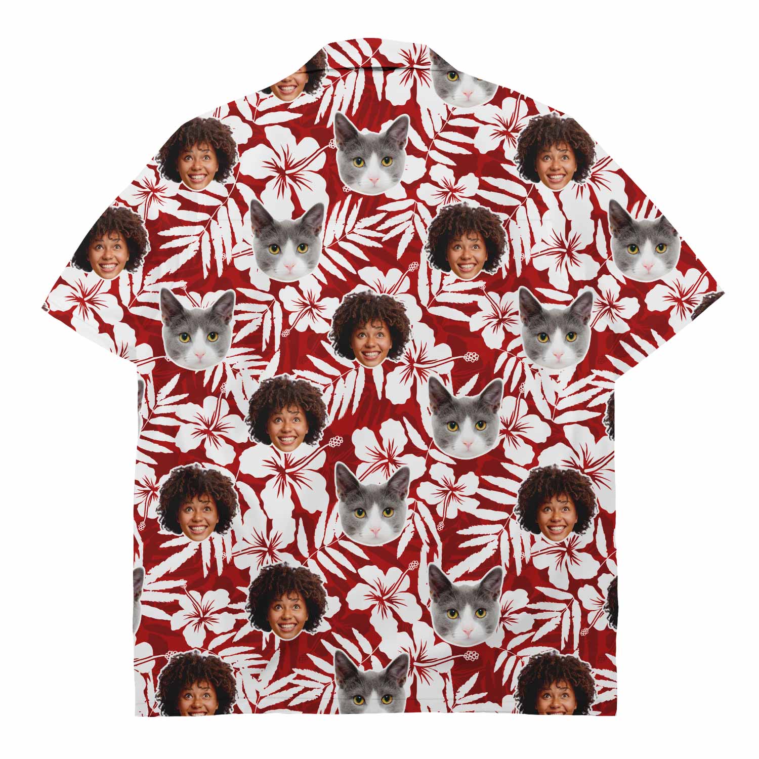 Your Cat Red Custom Hawaiian Shirt