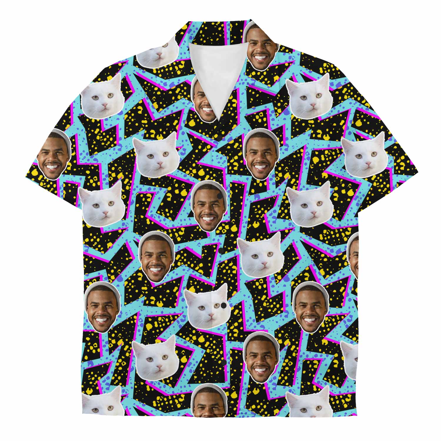 Your Cat Retro Custom Hawaiian Shirt