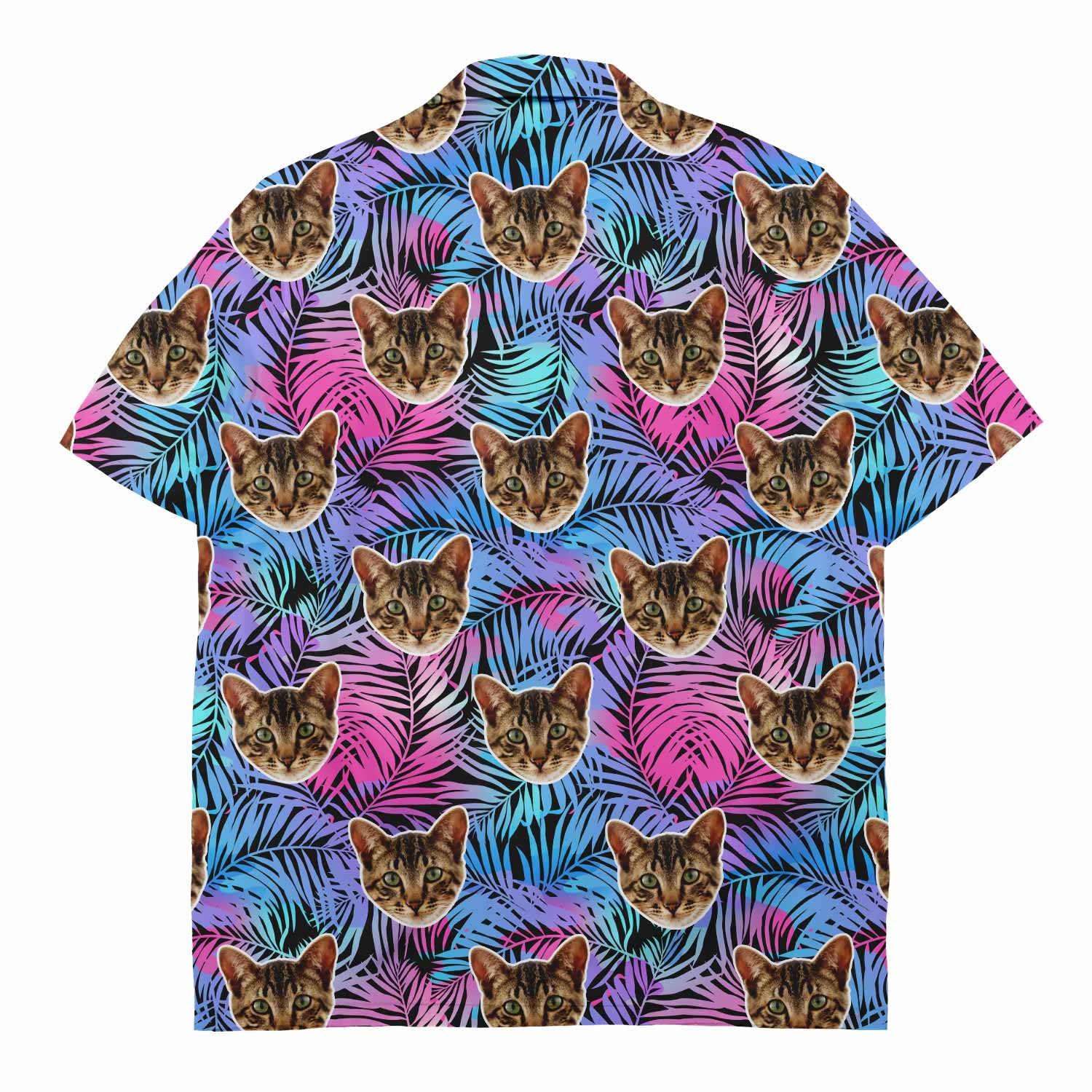 Your Cat Neon Tropical Custom Hawaiian Shirt