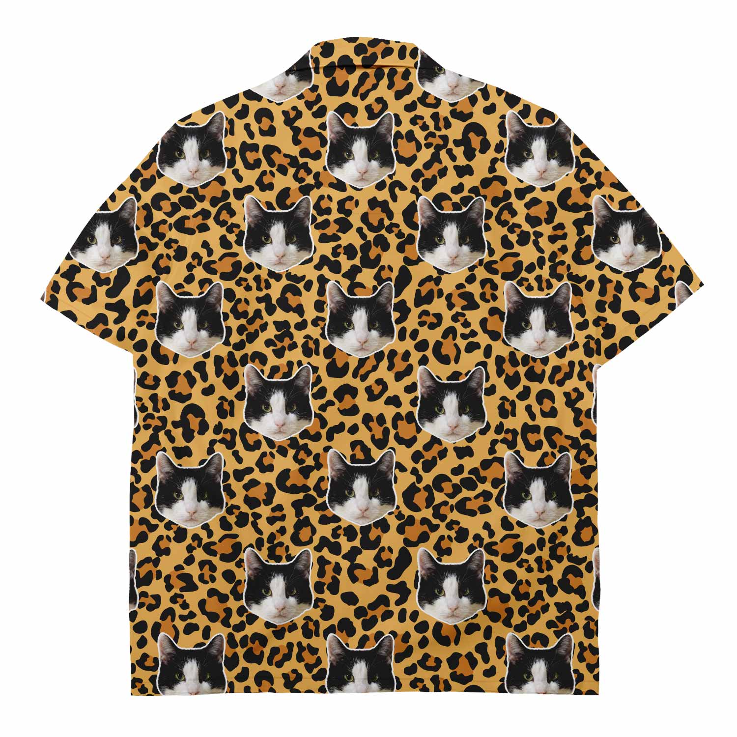 Your Cat Leopard Print Hawaiian Shirt