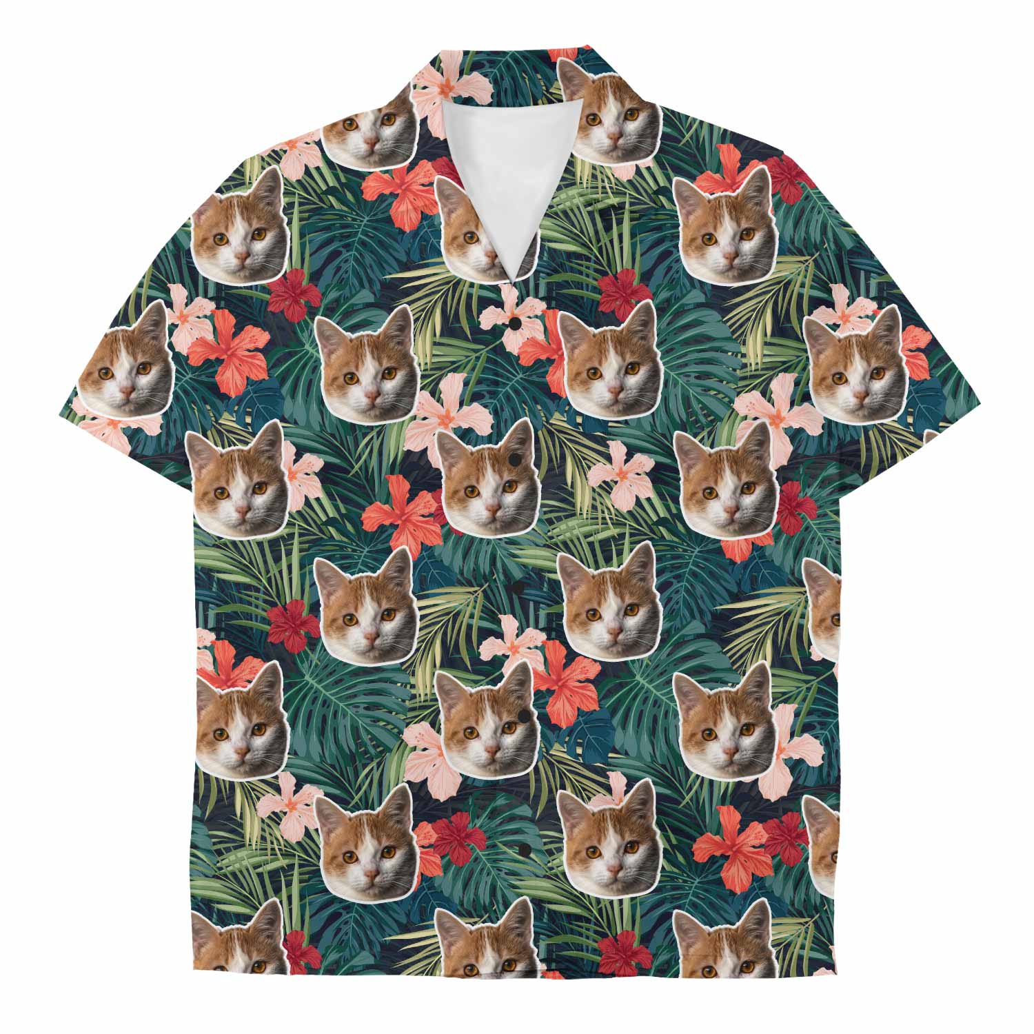 Your Cat Tropical Forest Custom Hawaiian Shirt