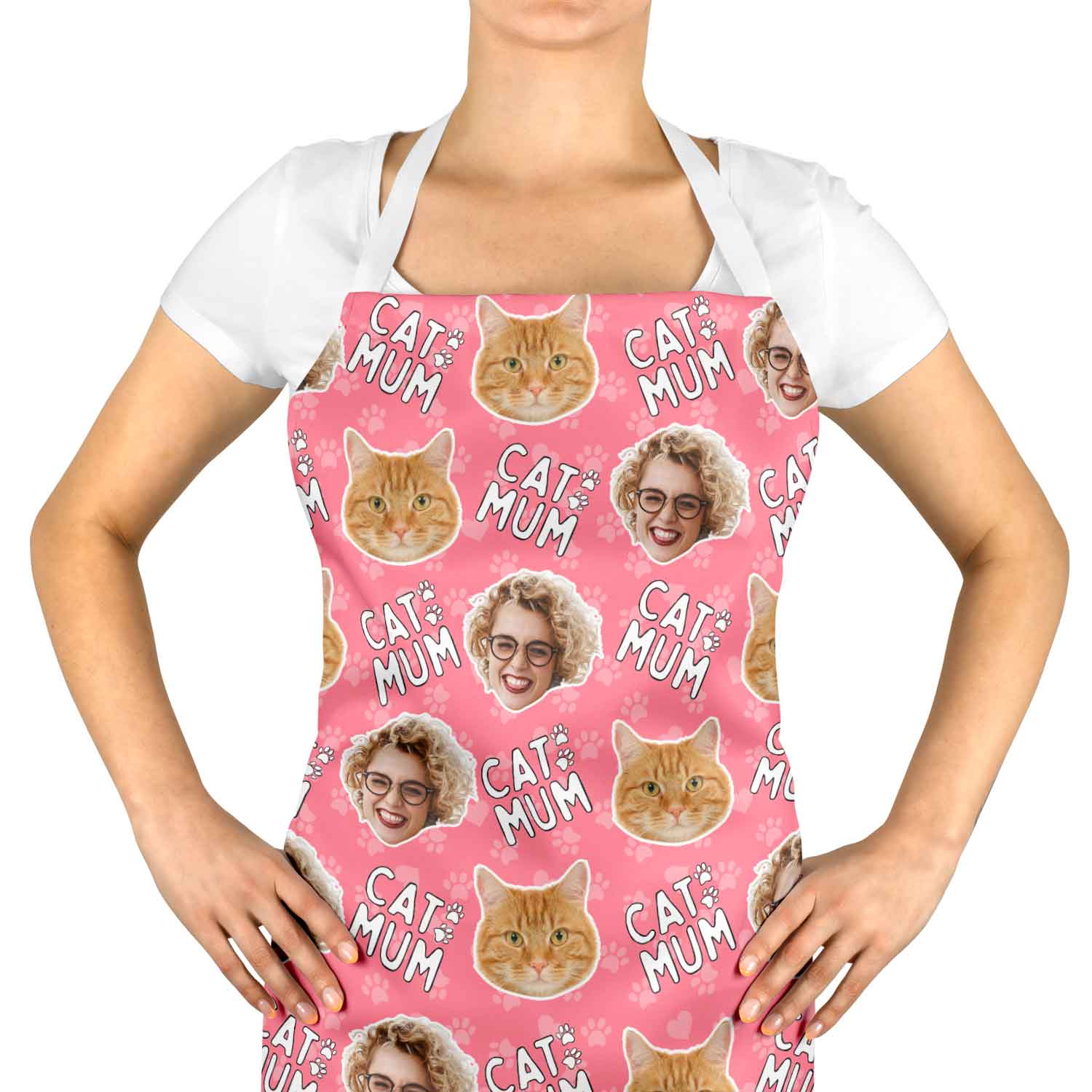 Cat Mum Personalised Apron