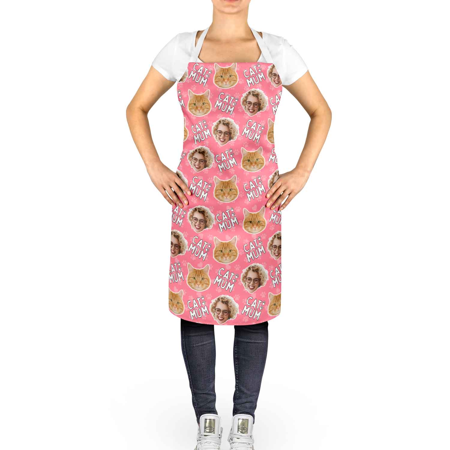 Cat Mum Personalised Apron