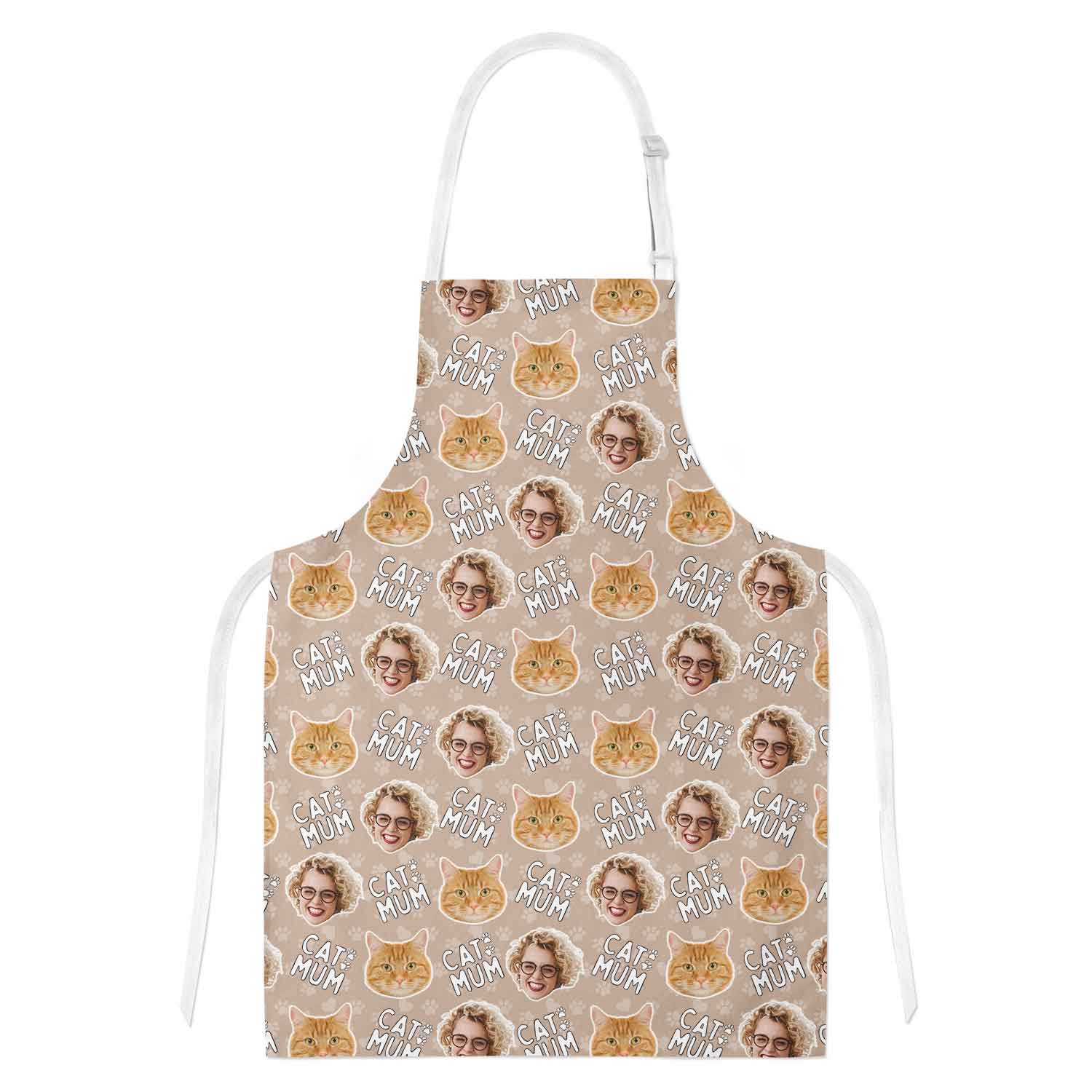 Cat Mum Personalised Apron