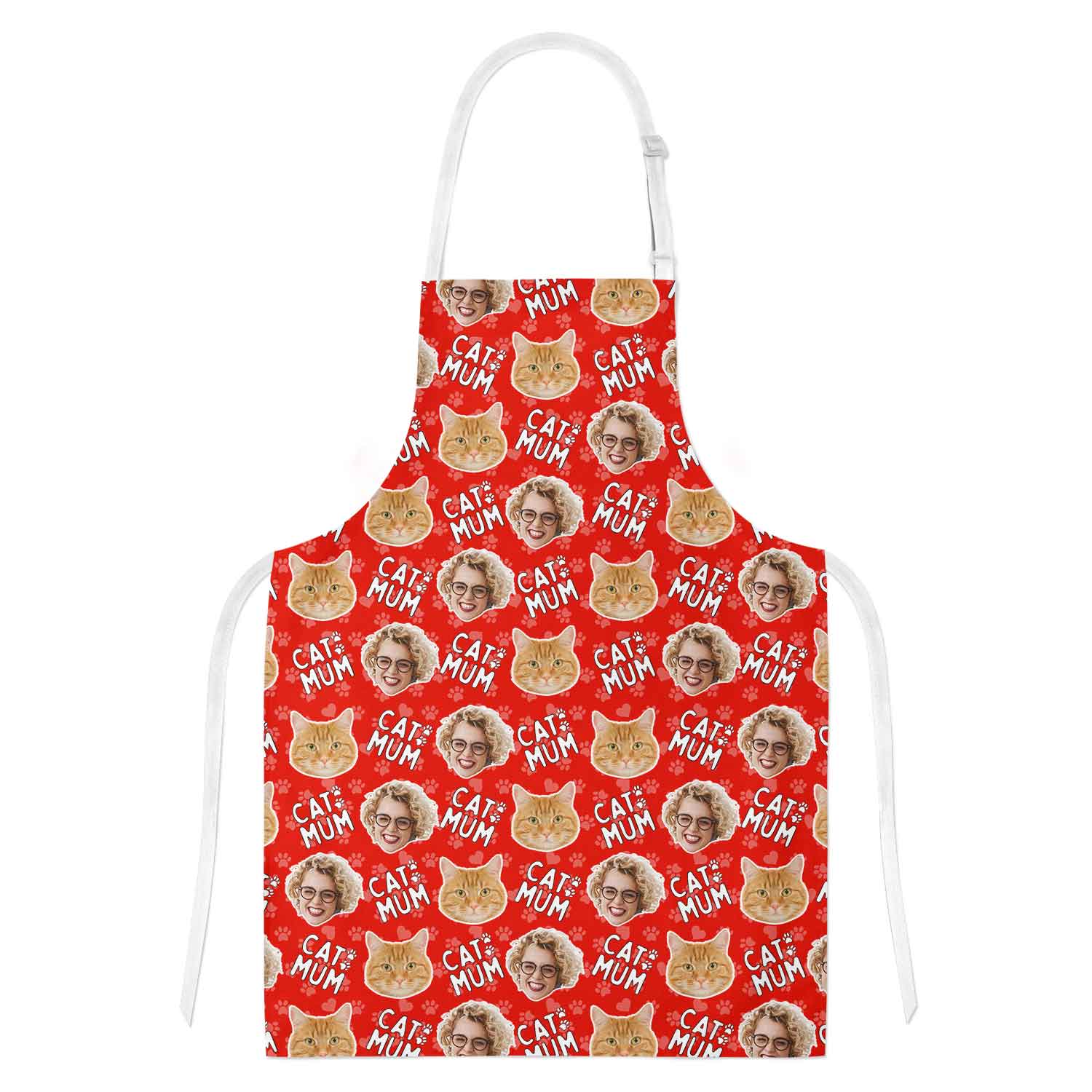 Cat Mum Personalised Apron