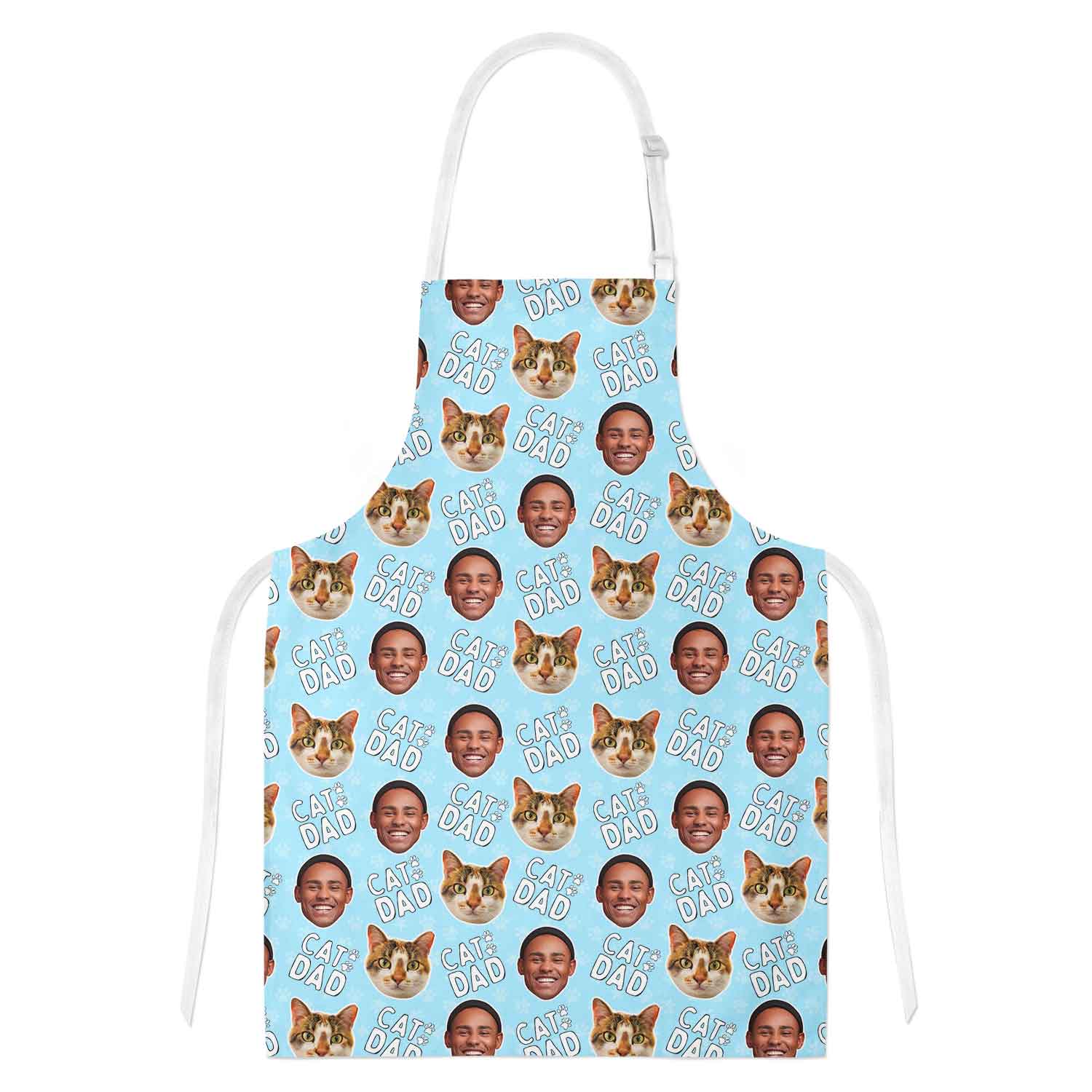 Cat Dad Personalised Apron