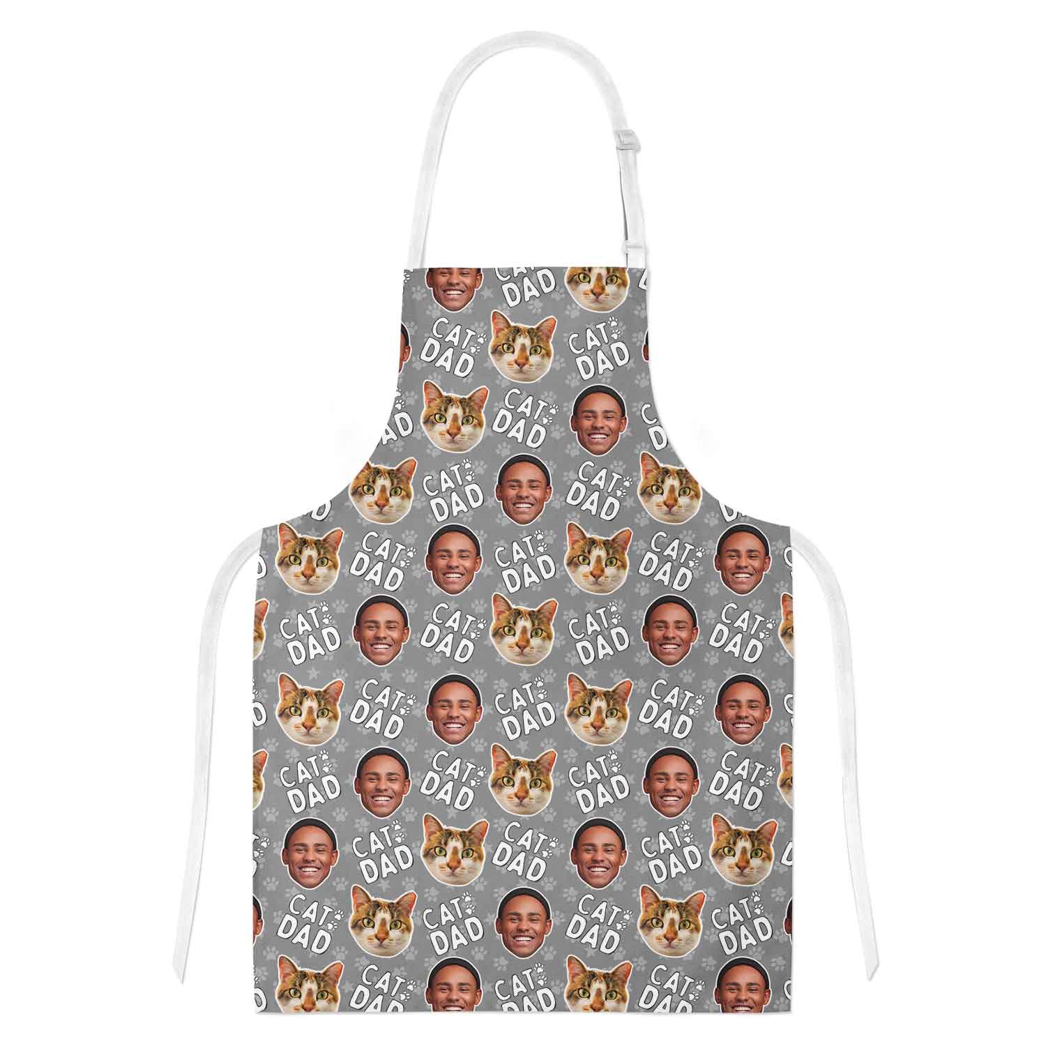 Cat Dad Personalised Apron