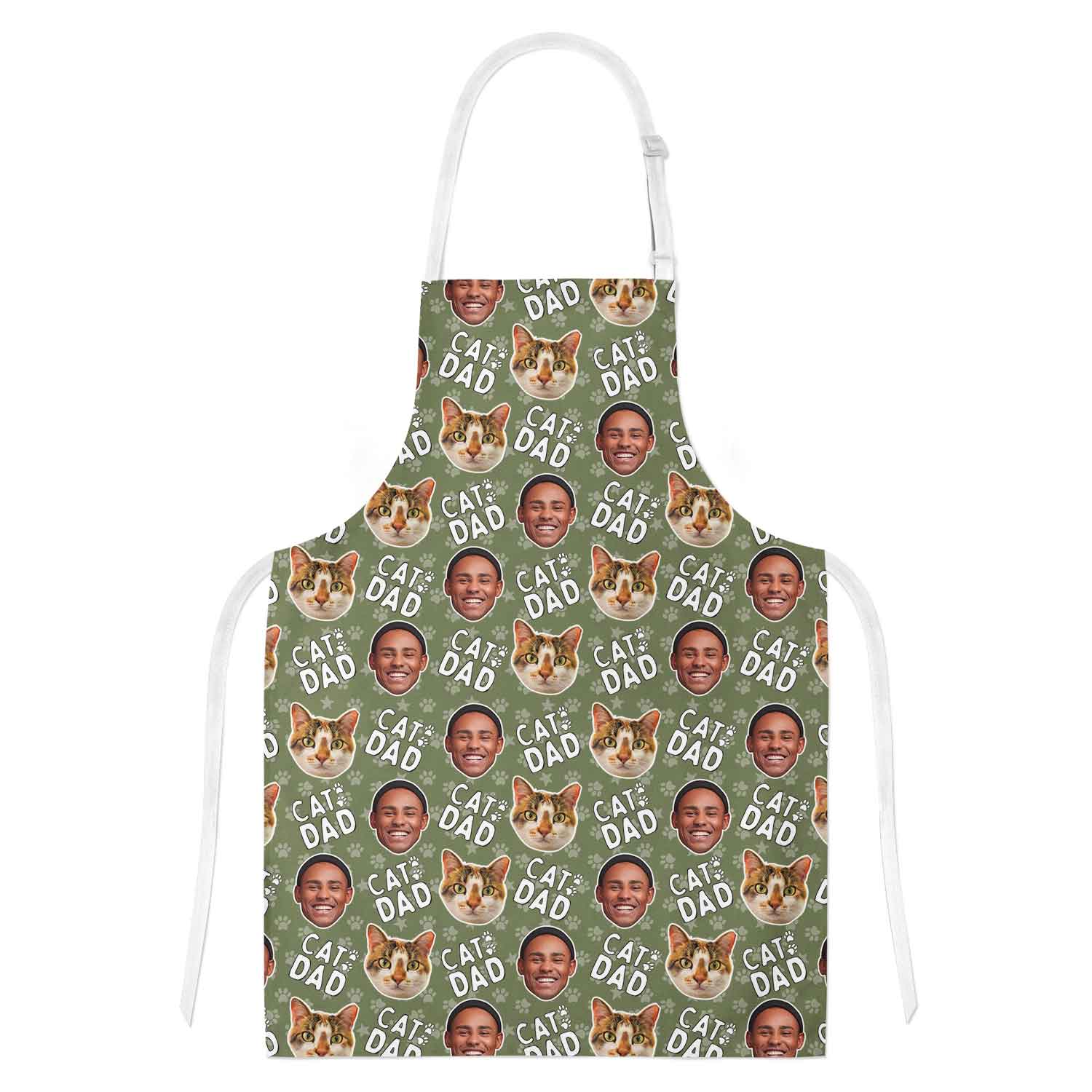 Cat Dad Personalised Apron