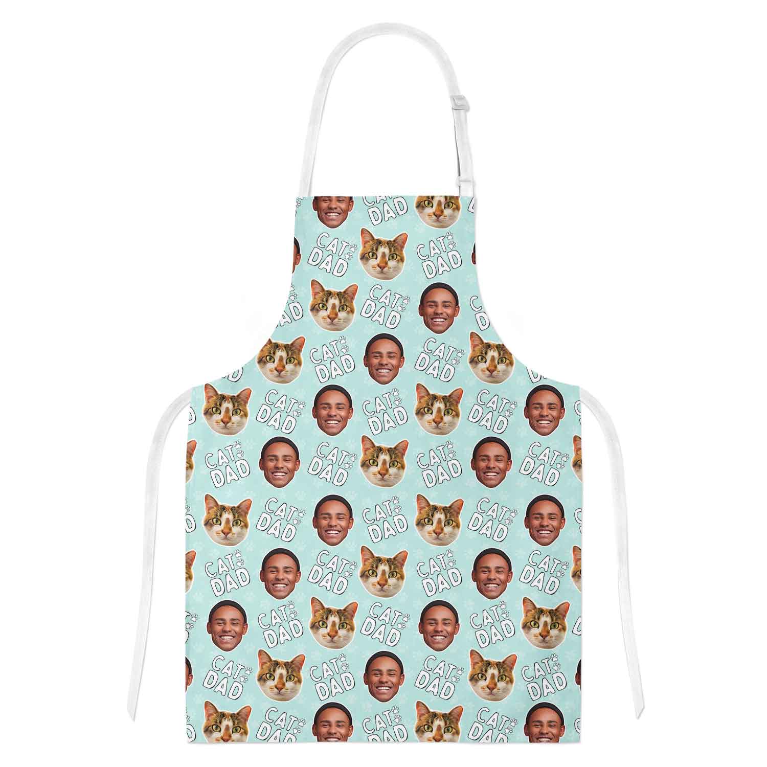 Cat Dad Personalised Apron