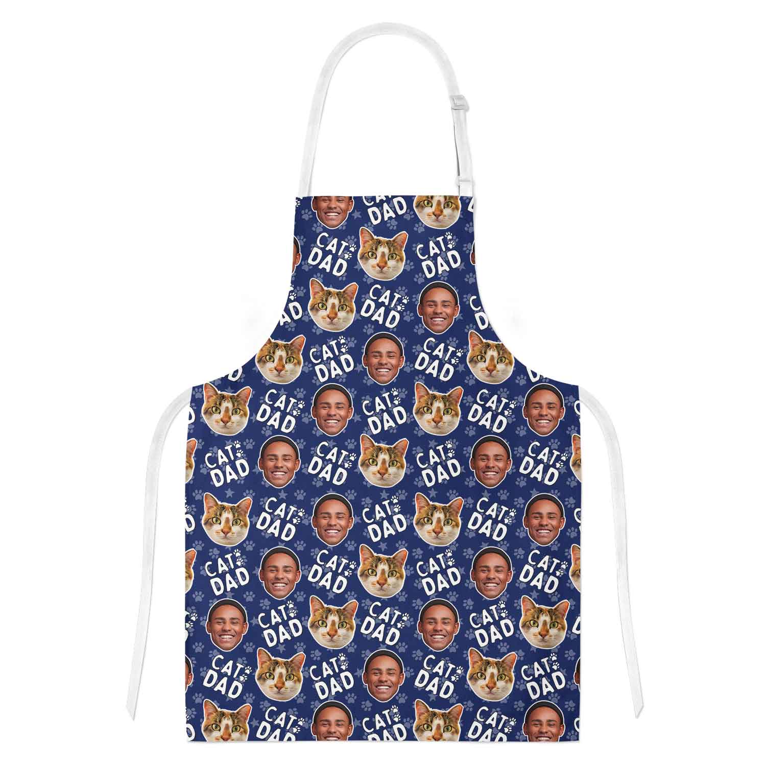 Cat Dad Personalised Apron