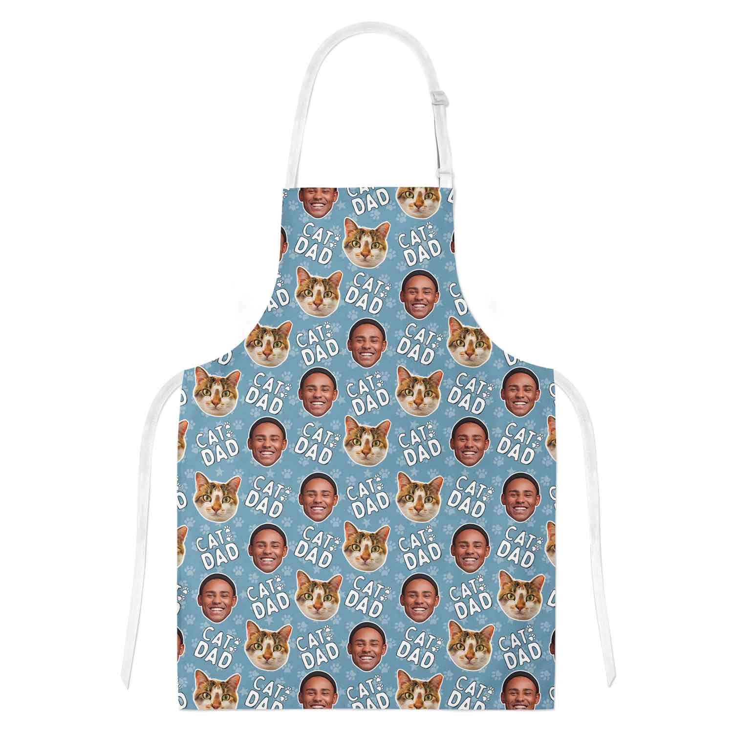 Cat Dad Personalised Apron