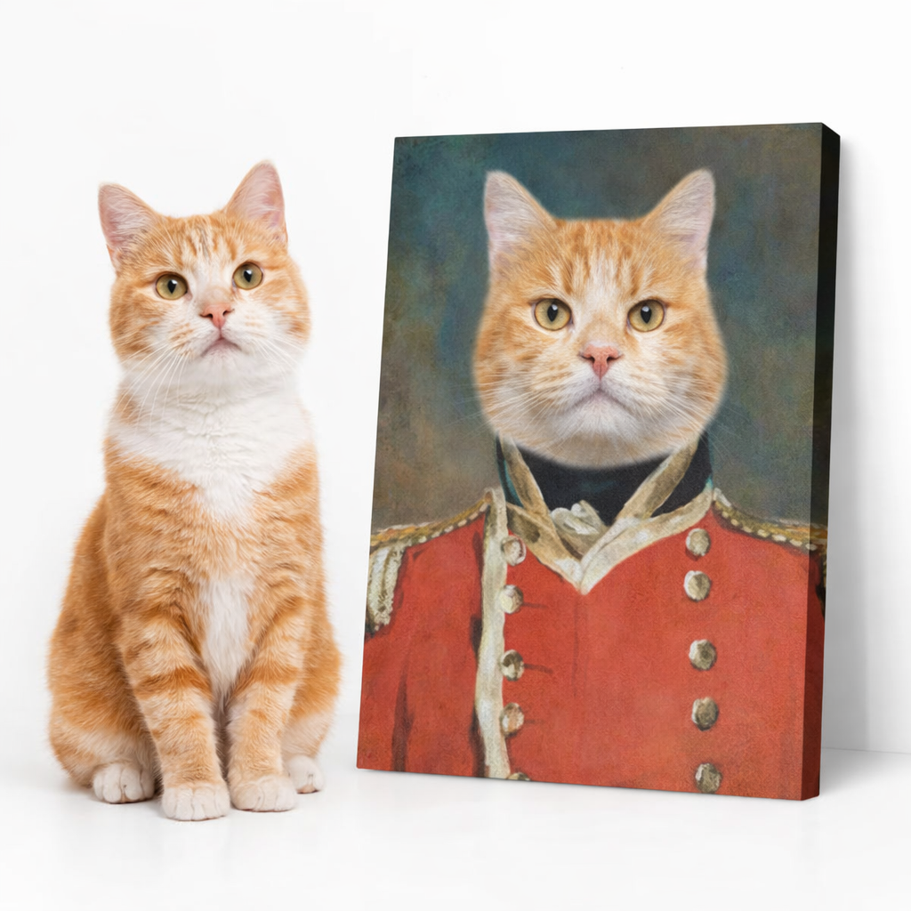 Cat Soldier Canvas