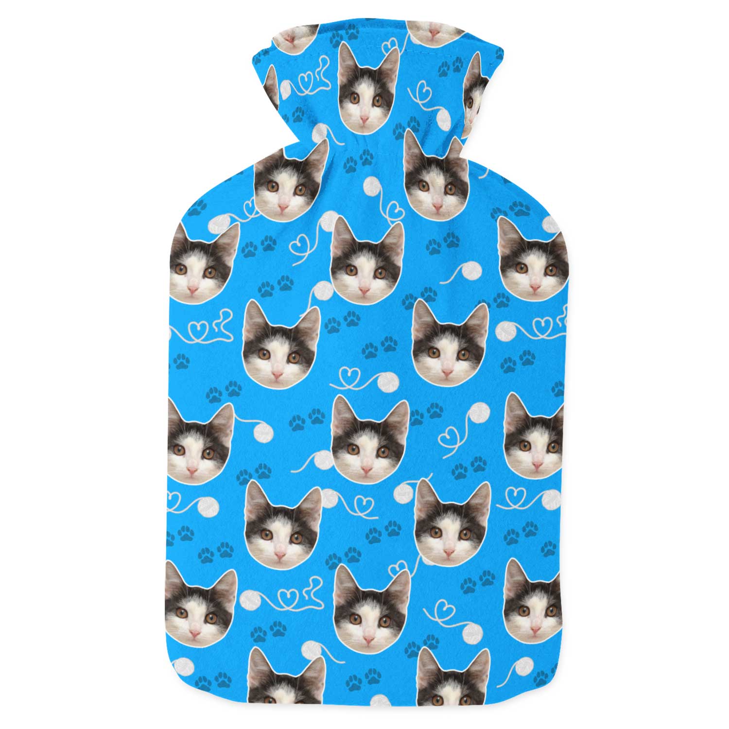 Your Cat Paw Prints Hot Water Bottle