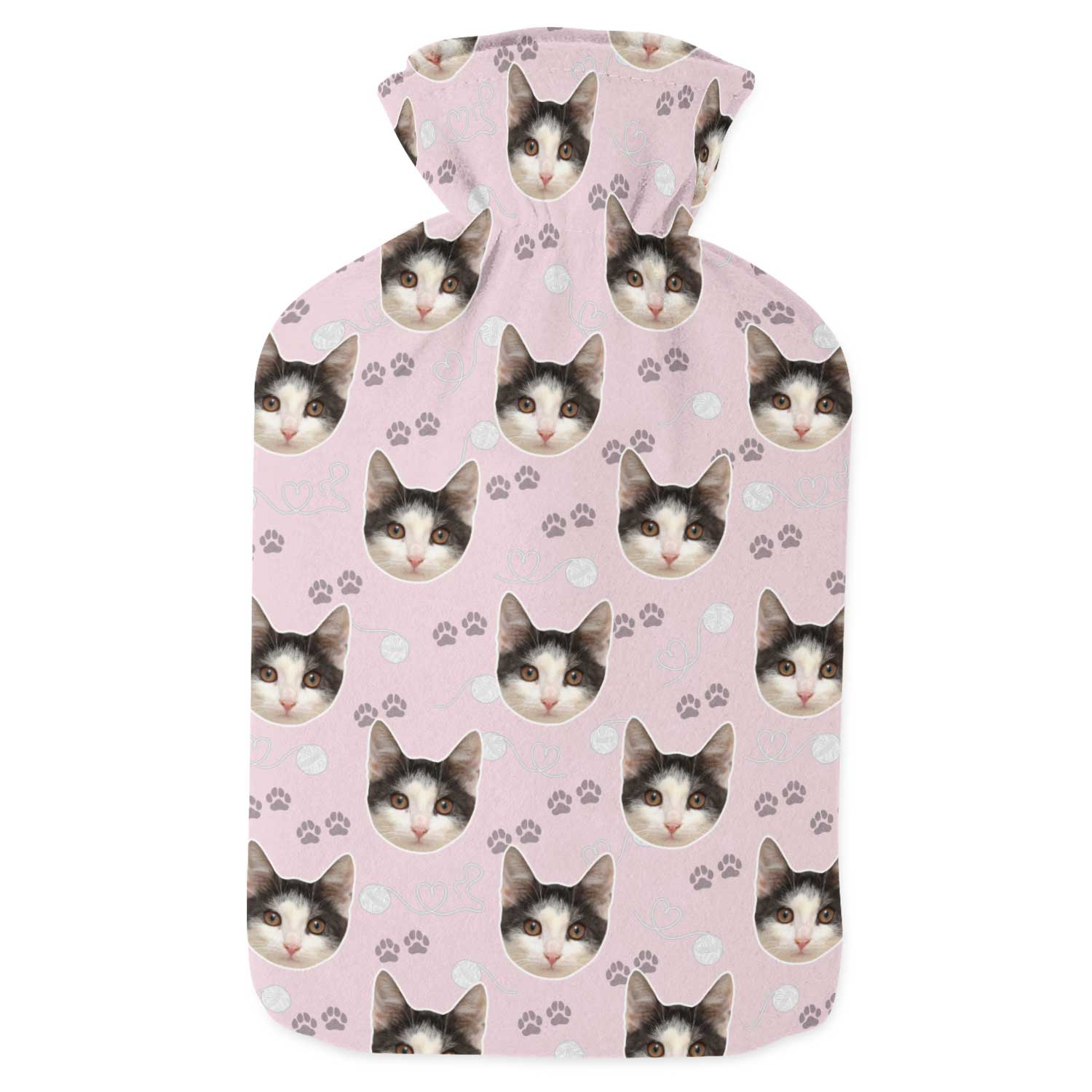 Your Cat Paw Prints Hot Water Bottle