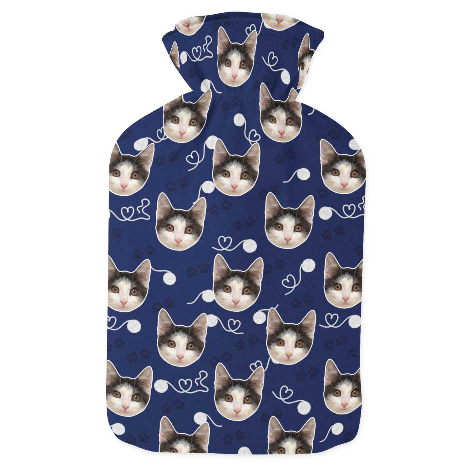Your Cat Paw Prints Hot Water Bottle