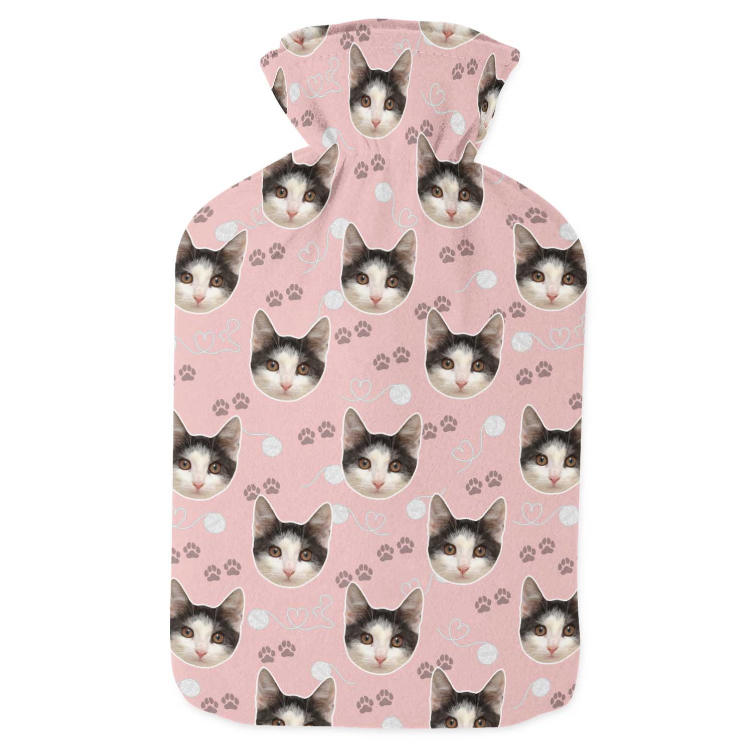 Your Cat Paw Prints Hot Water Bottle