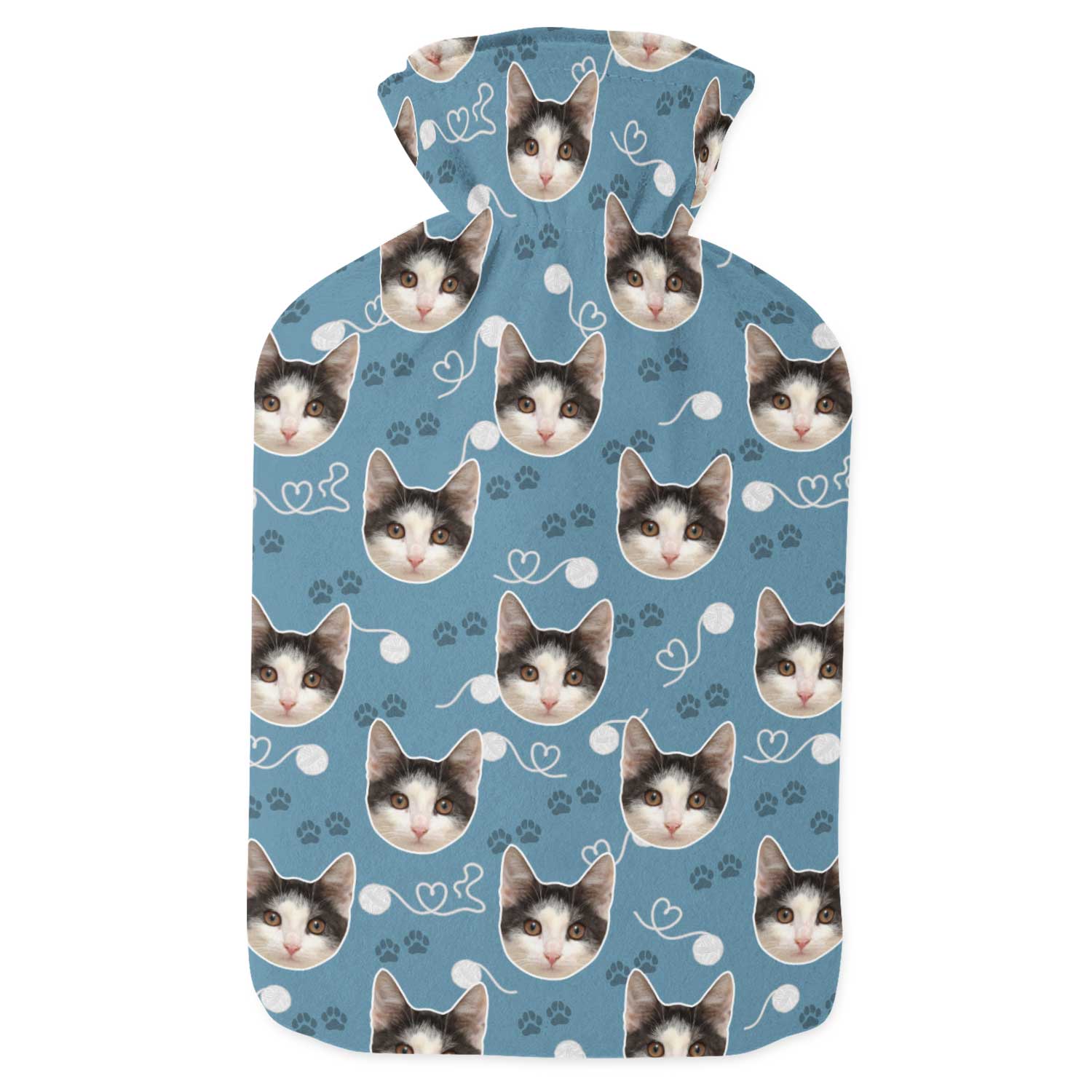 Your Cat Paw Prints Hot Water Bottle
