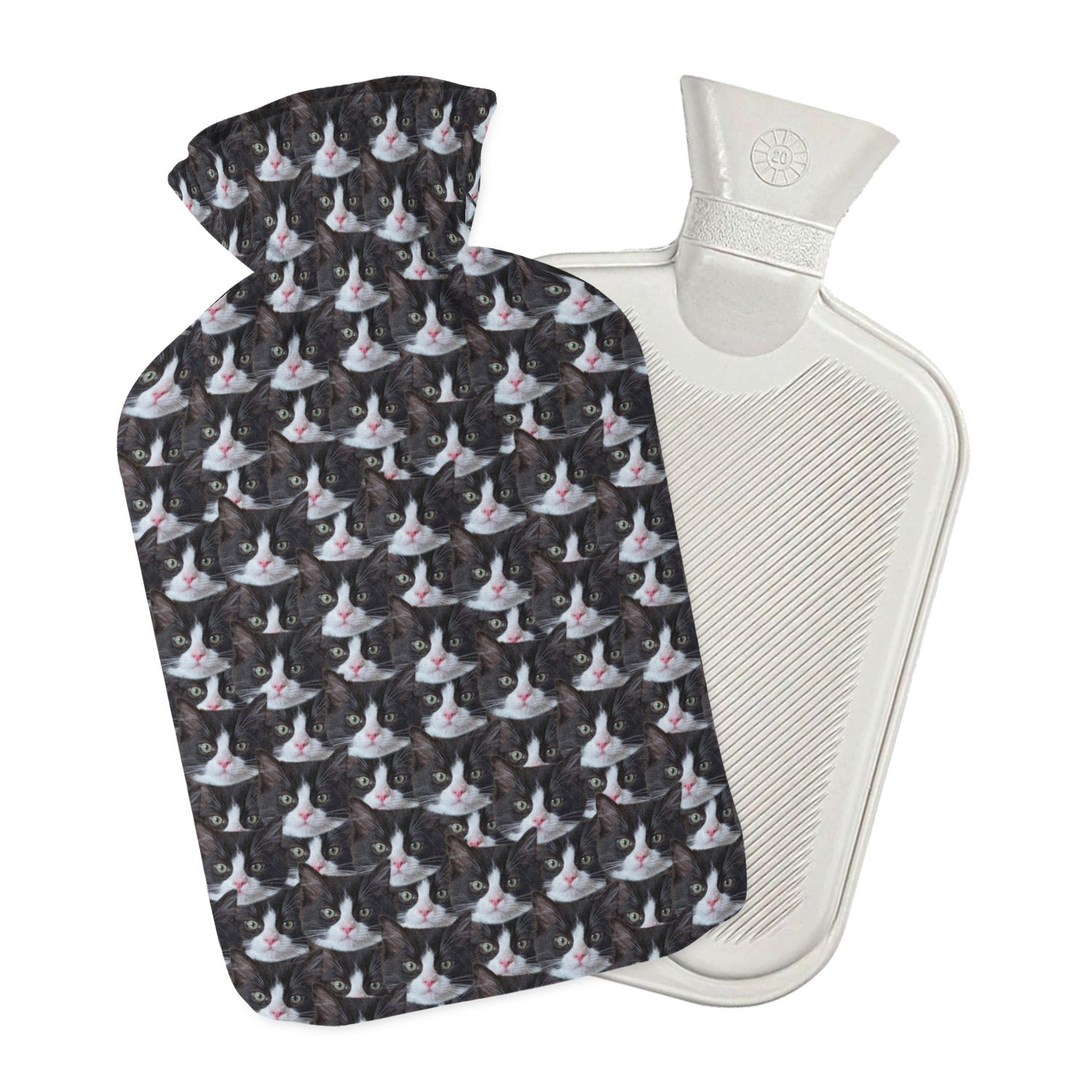 Cat Face Mash Hot Water Bottle