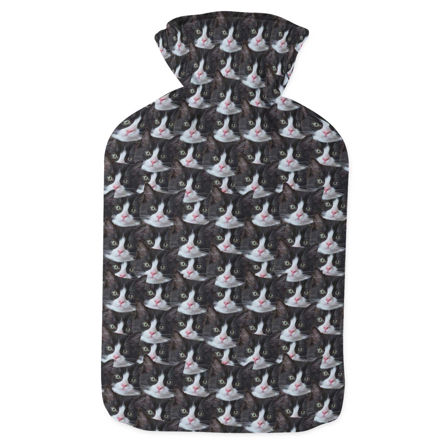 Cat Face Mash Hot Water Bottle