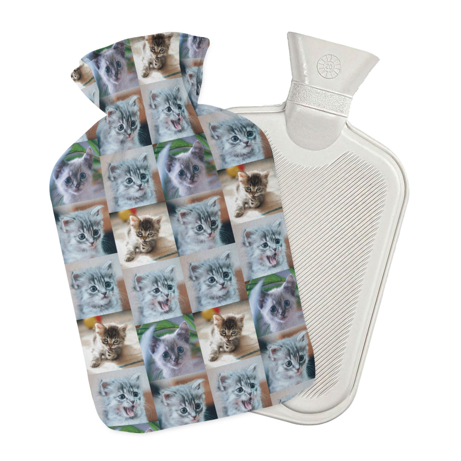 Photo Collage Cat Hot Water Bottle