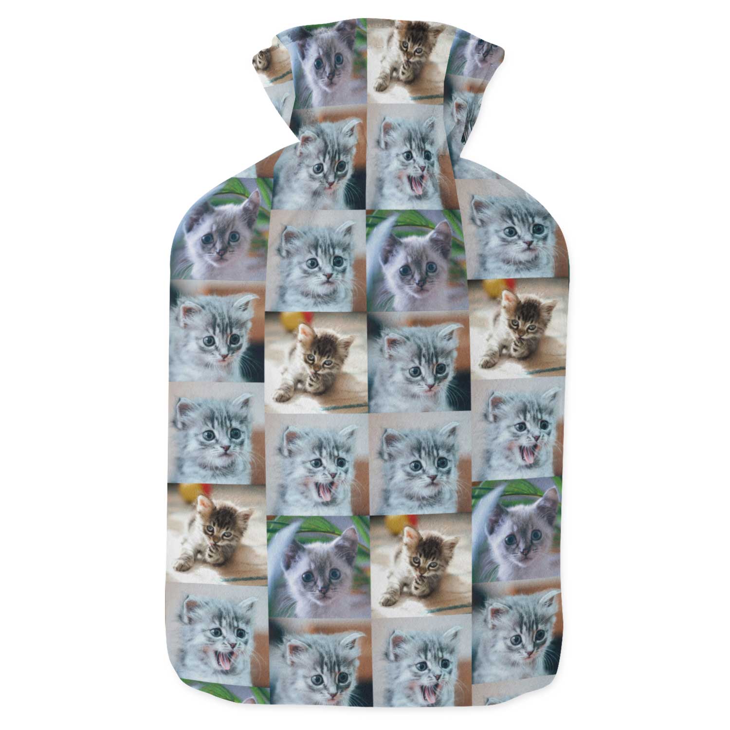 Photo Collage Cat Hot Water Bottle