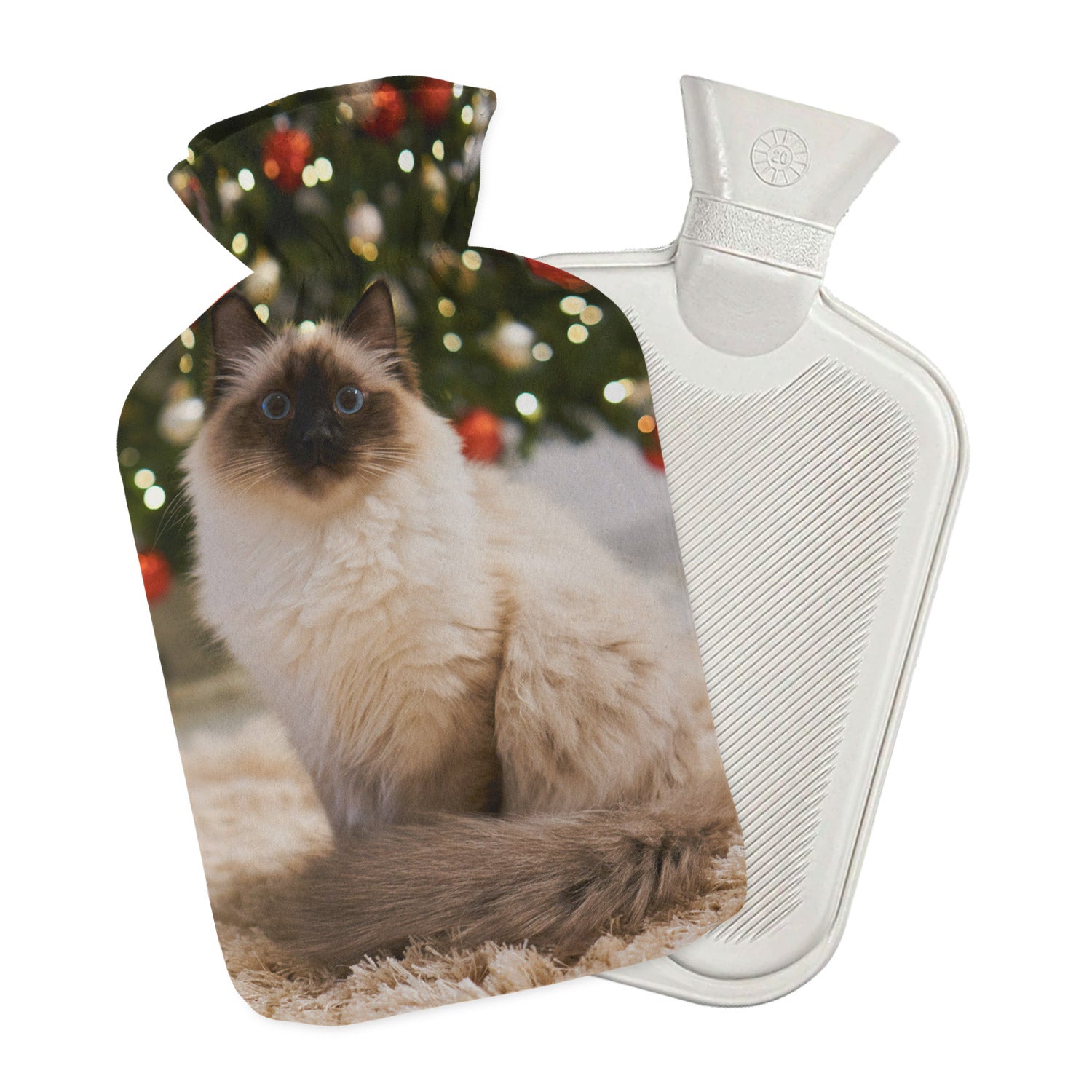 Your Cat Photo Personalised Hot Water Bottle