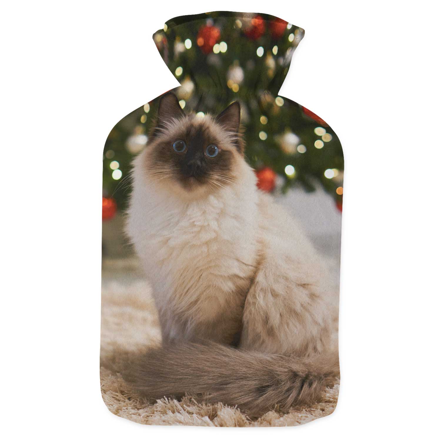 Your Cat Photo Personalised Hot Water Bottle