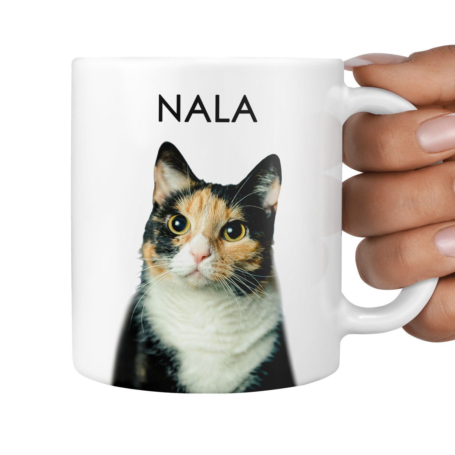 Your Cat's Name & Photo Personalised Mug