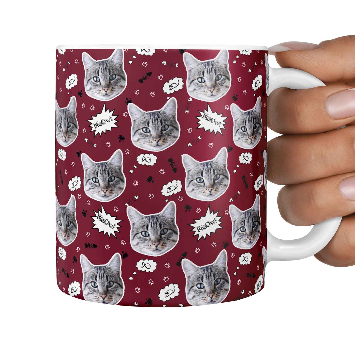 The 'Meow!' Custom Cat Mug