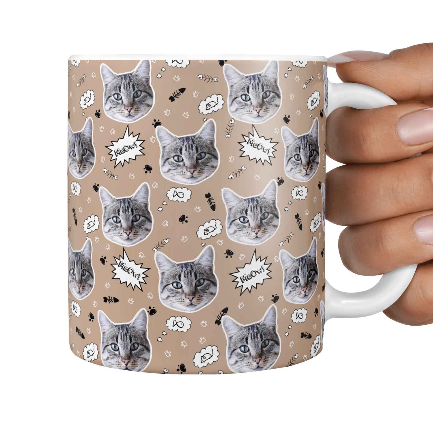 The 'Meow!' Custom Cat Mug