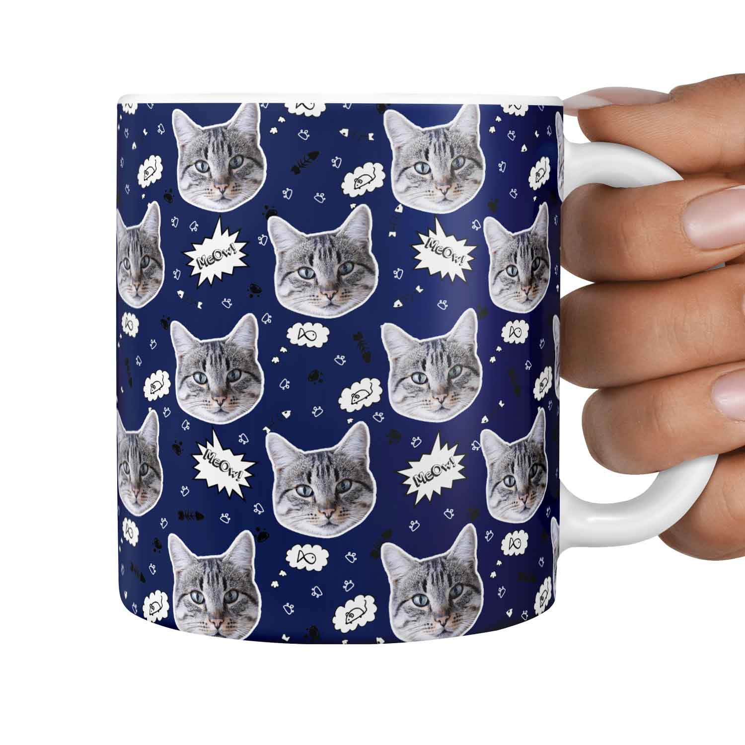 The 'Meow!' Custom Cat Mug