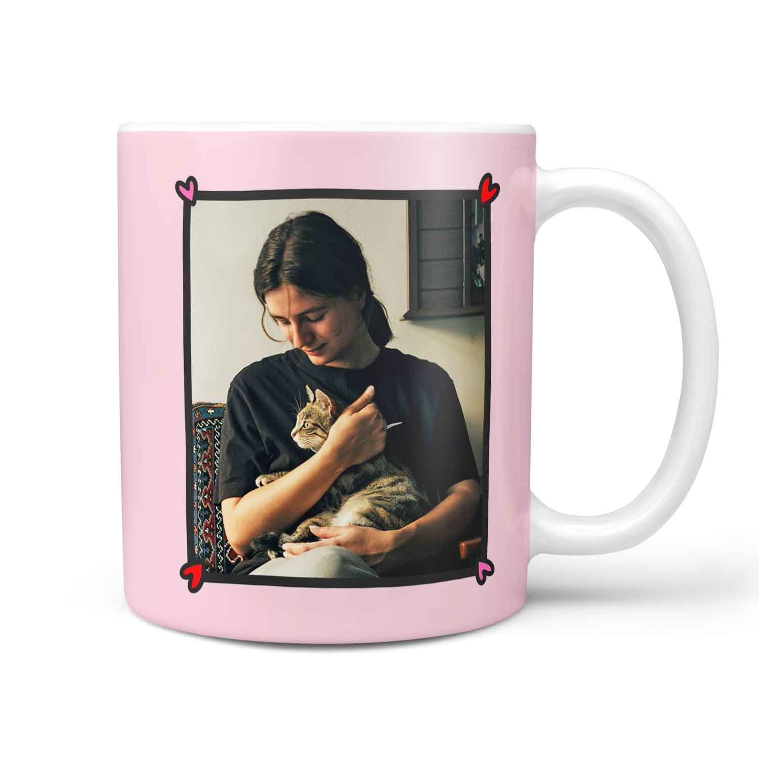World's Best Cat Mum Photo Frame Personalised Mug