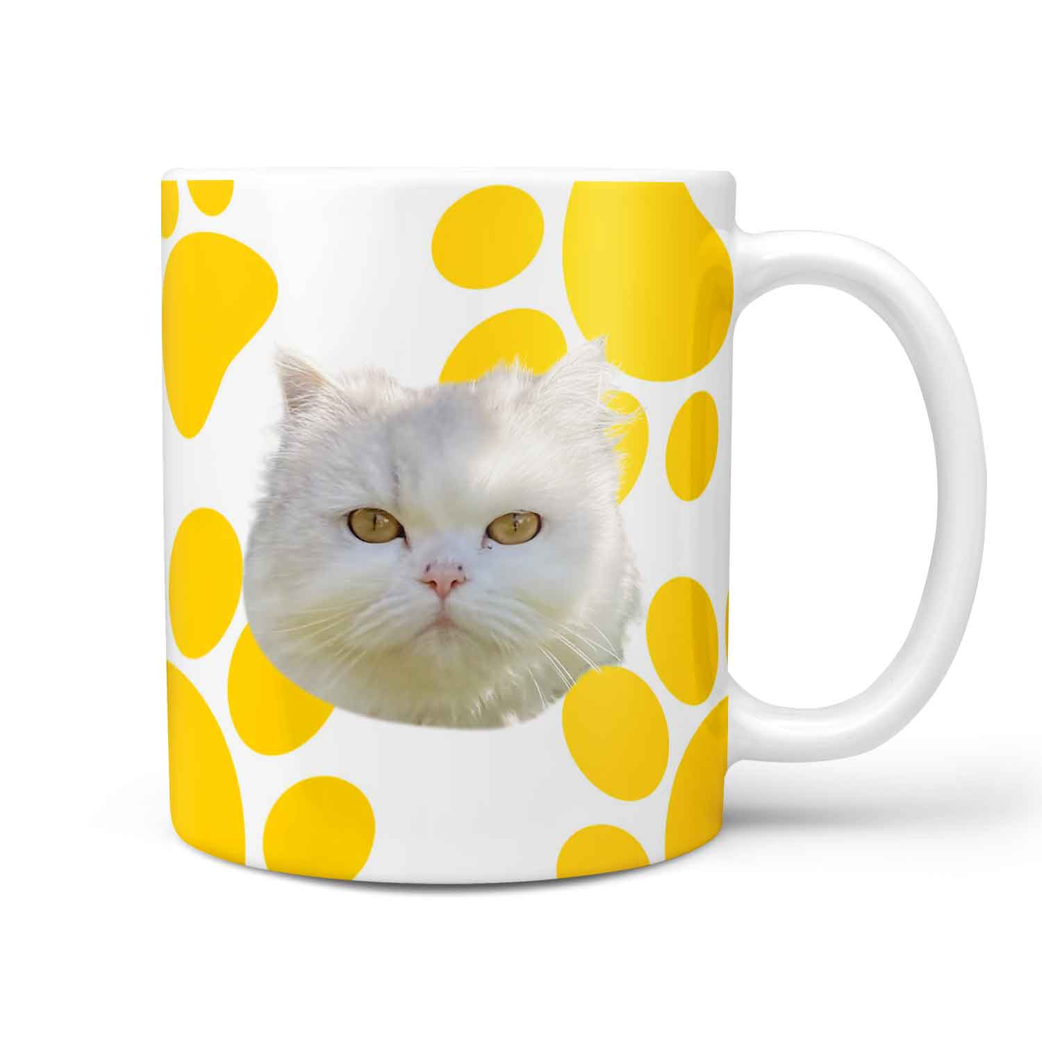 Your Cat (Name) Is The Real Boss Personalised Mug