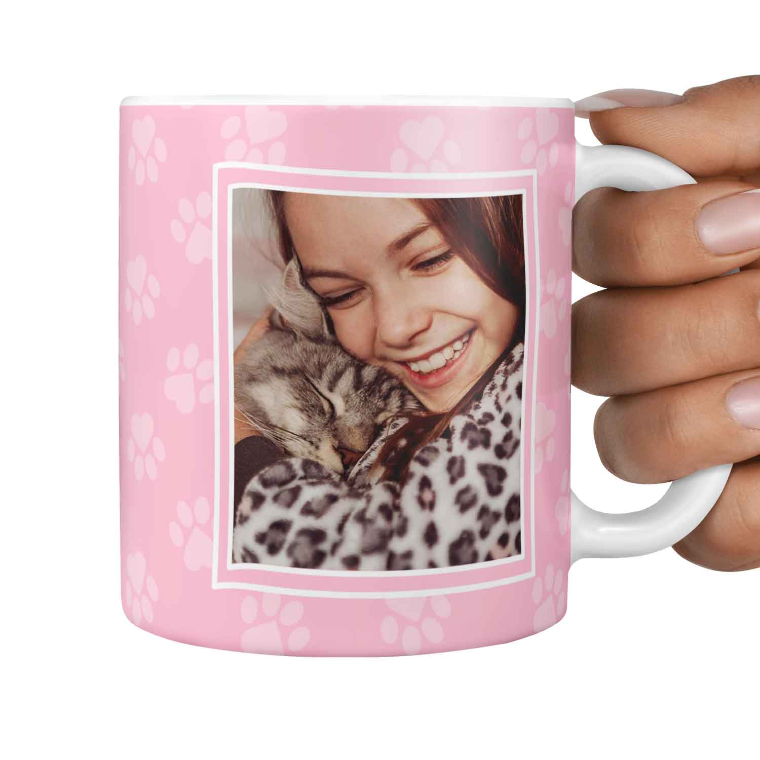 Crazy Cat Lady Photo Frame Personalised Mug