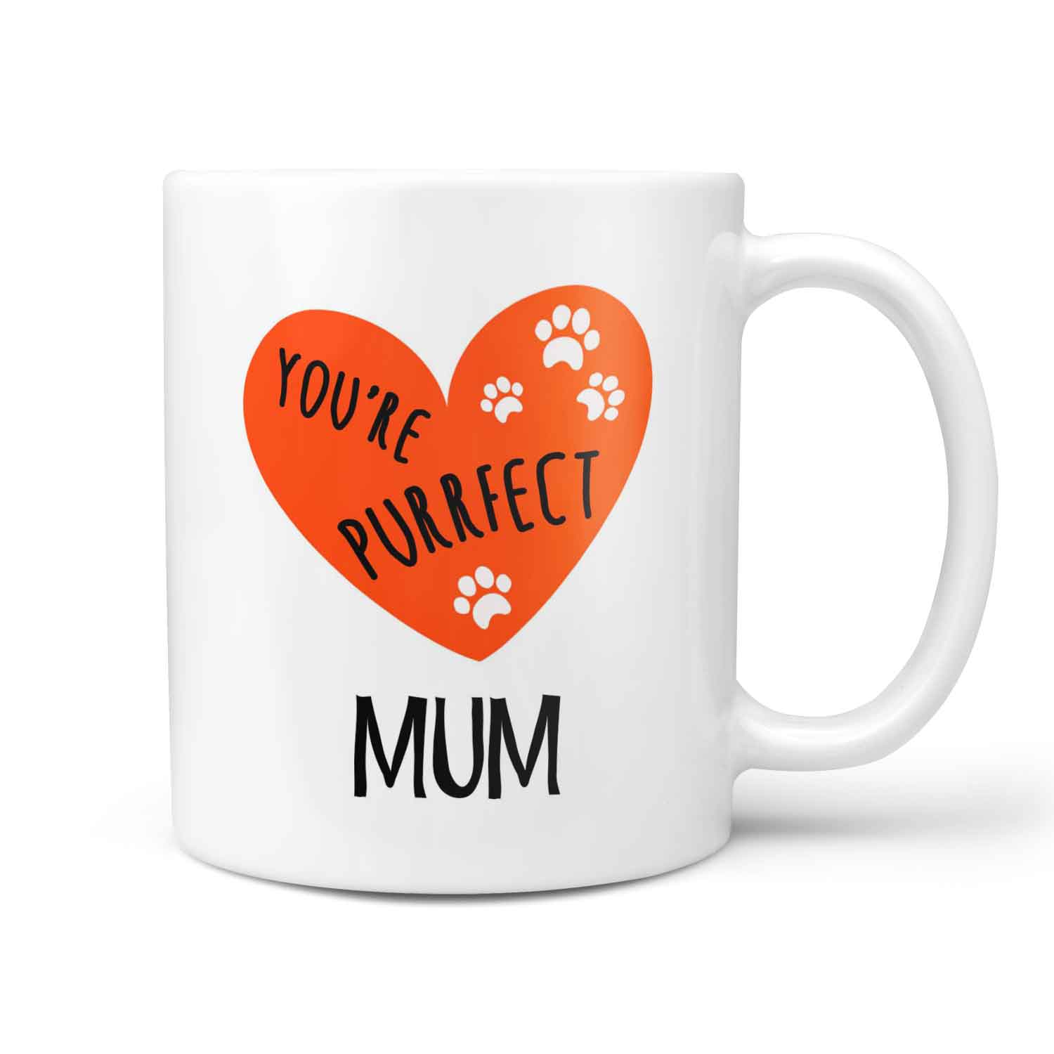 You're Purrfect (Name) Personalised Cat Mug