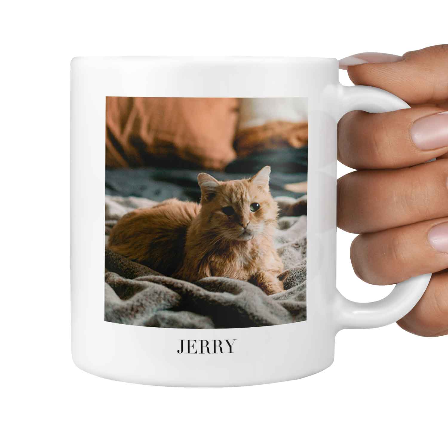 Forever In My Heart (Cat Name) Personalised Memorial Mug