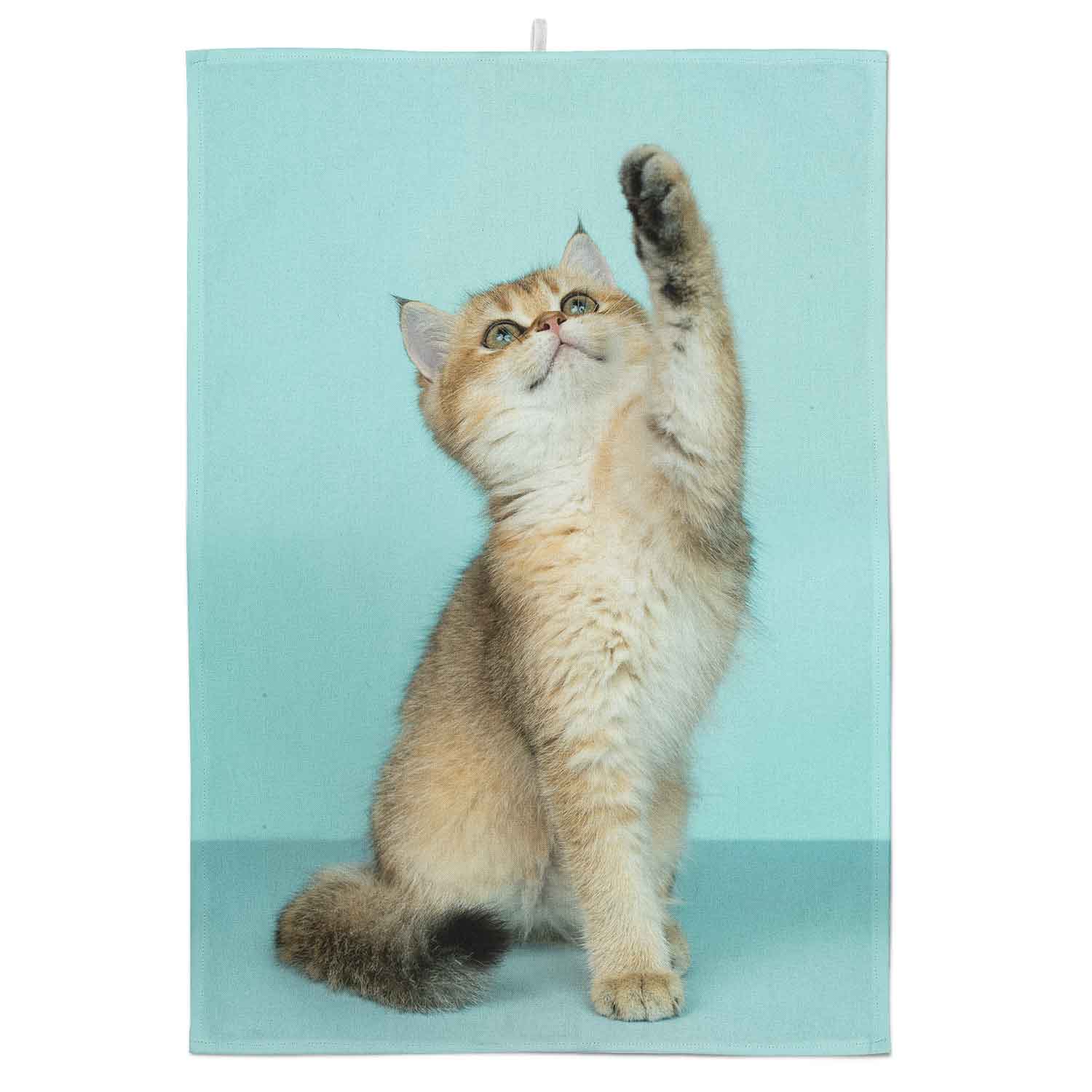 Your Cat Full Photo Personalised Tea Towel