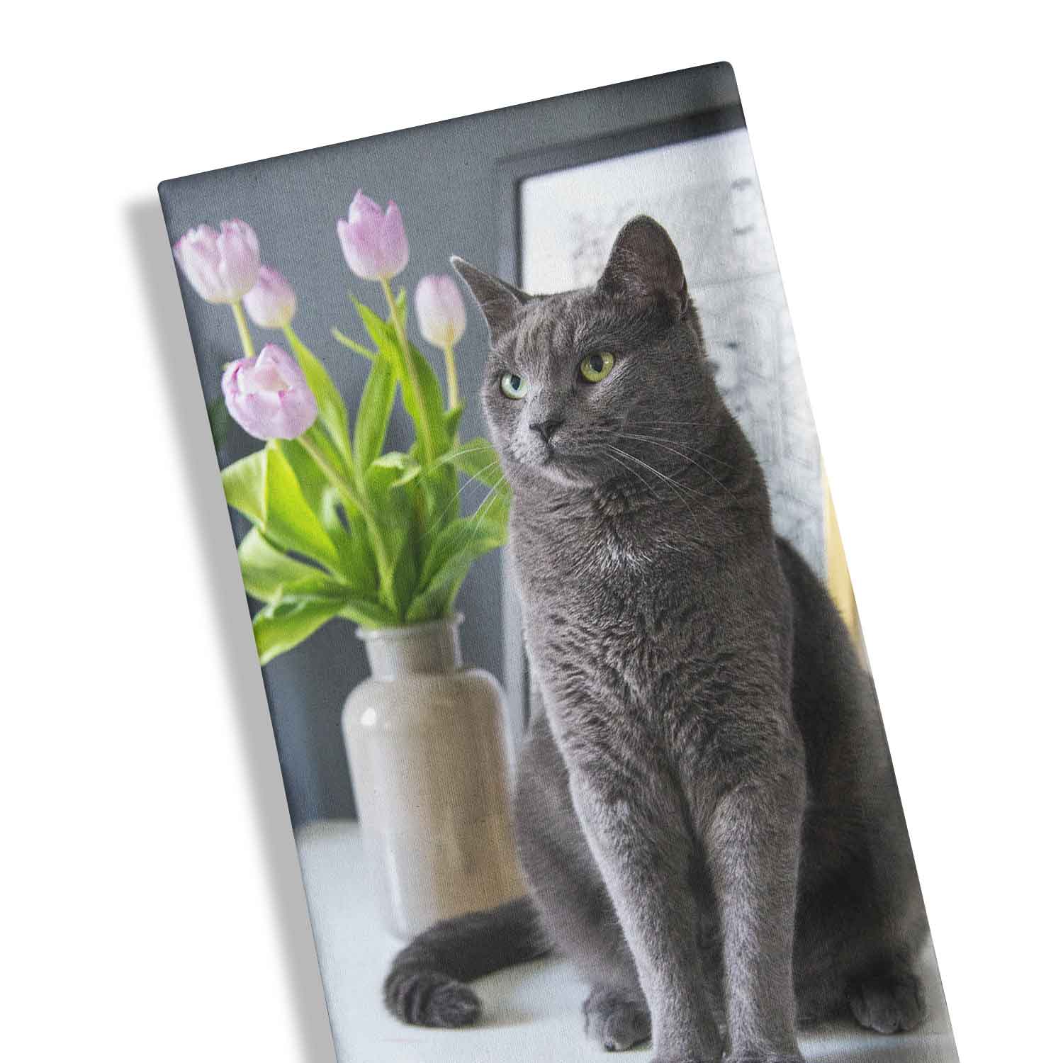 Your Cat Full Photo Personalised Tea Towel