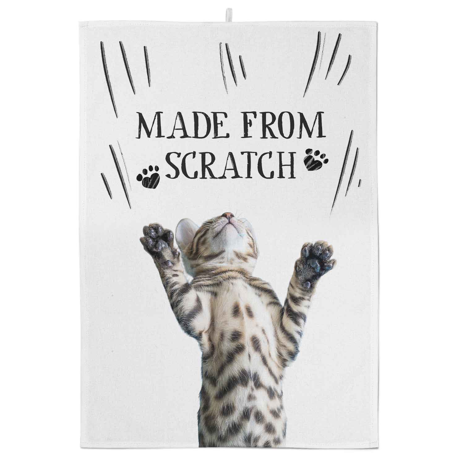 Made From Scratch Personalised Tea Towel