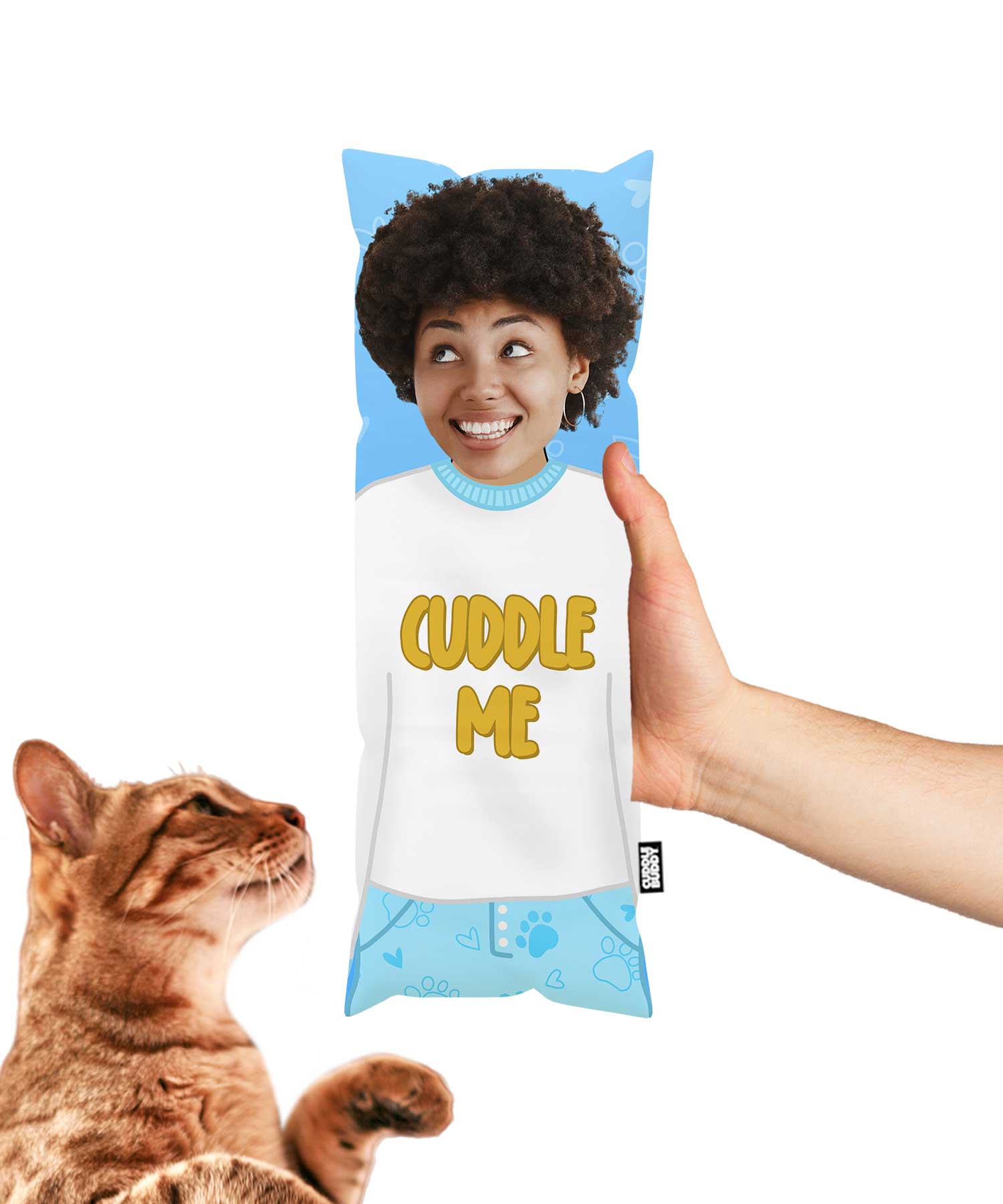 Cuddle Me Cat Toy Pillow