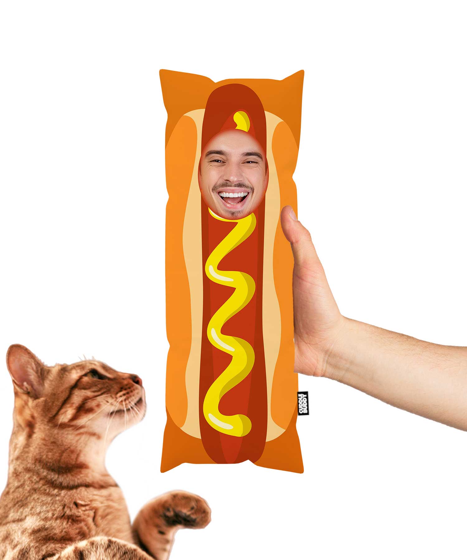 I'm A Hot Dog Toy Pillow For Cats