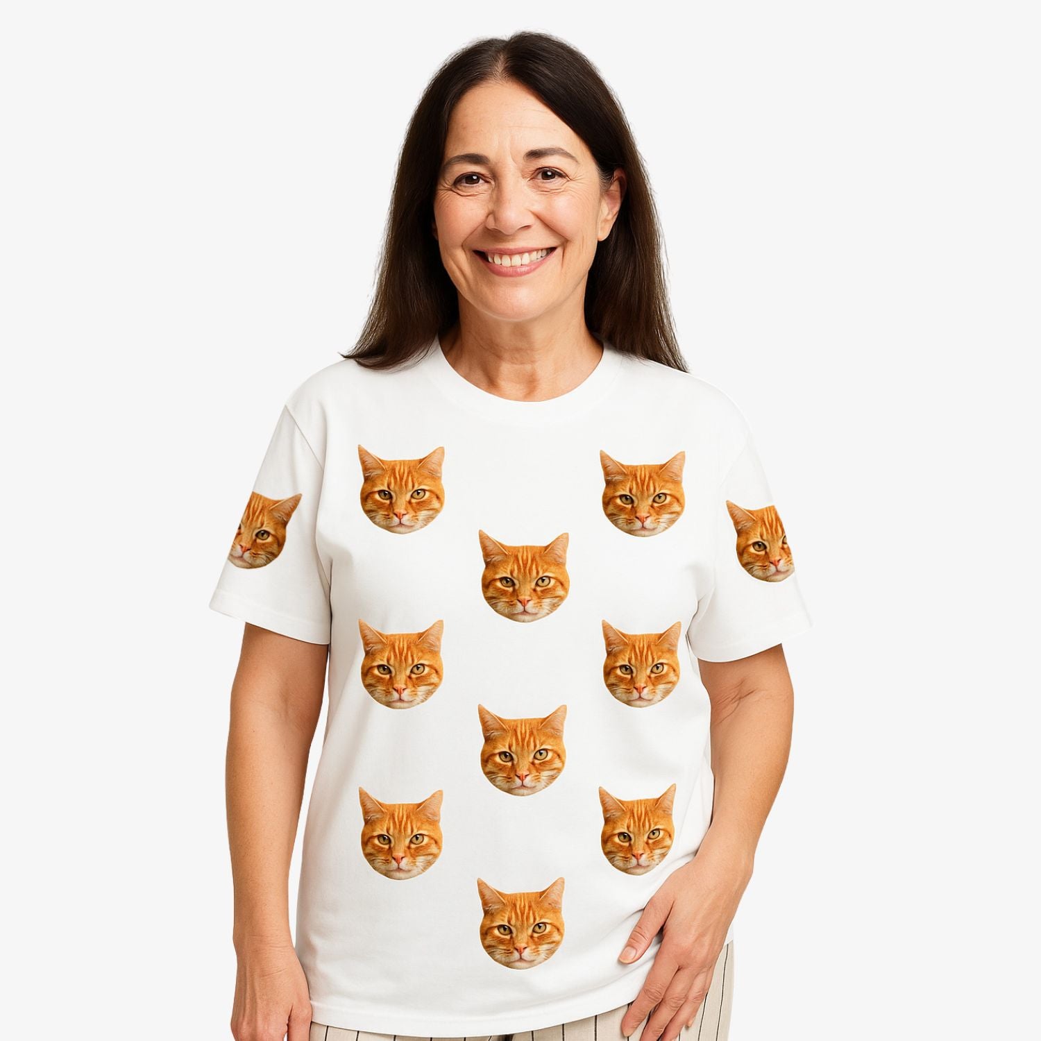 Unisex Personalised Cat T-Shirt