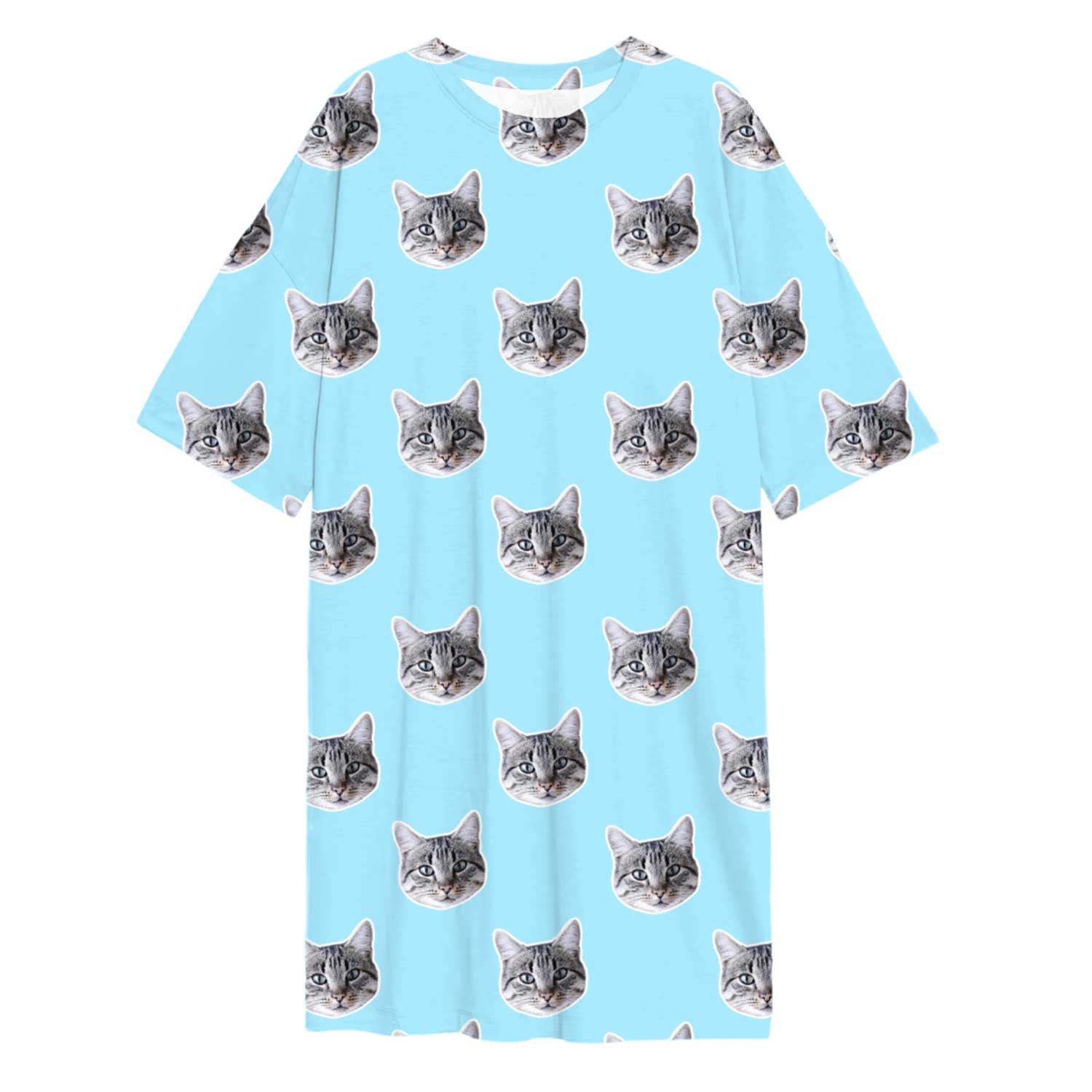 Cat Faces Custom Sleep Tee