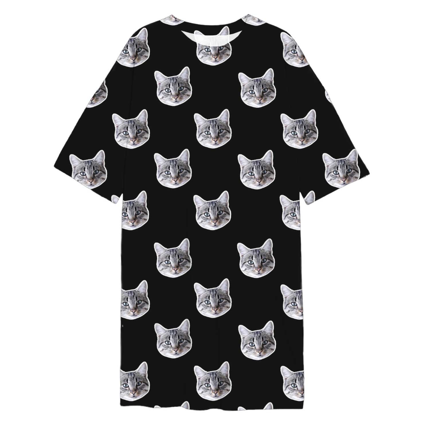 Cat Faces Custom Sleep Tee