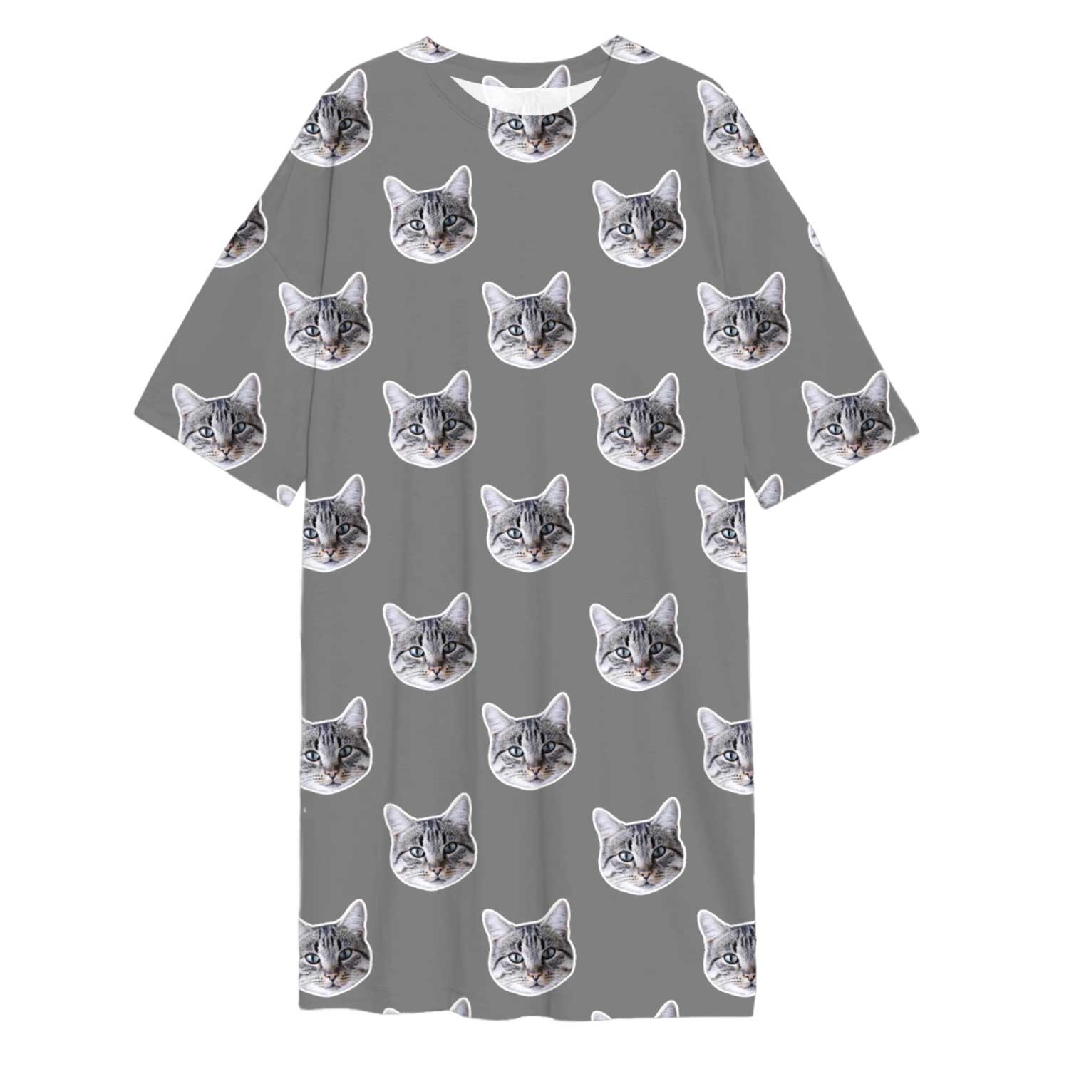Cat Faces Custom Sleep Tee