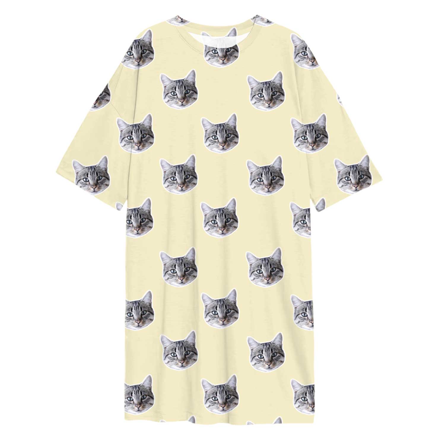 Cat Faces Custom Sleep Tee