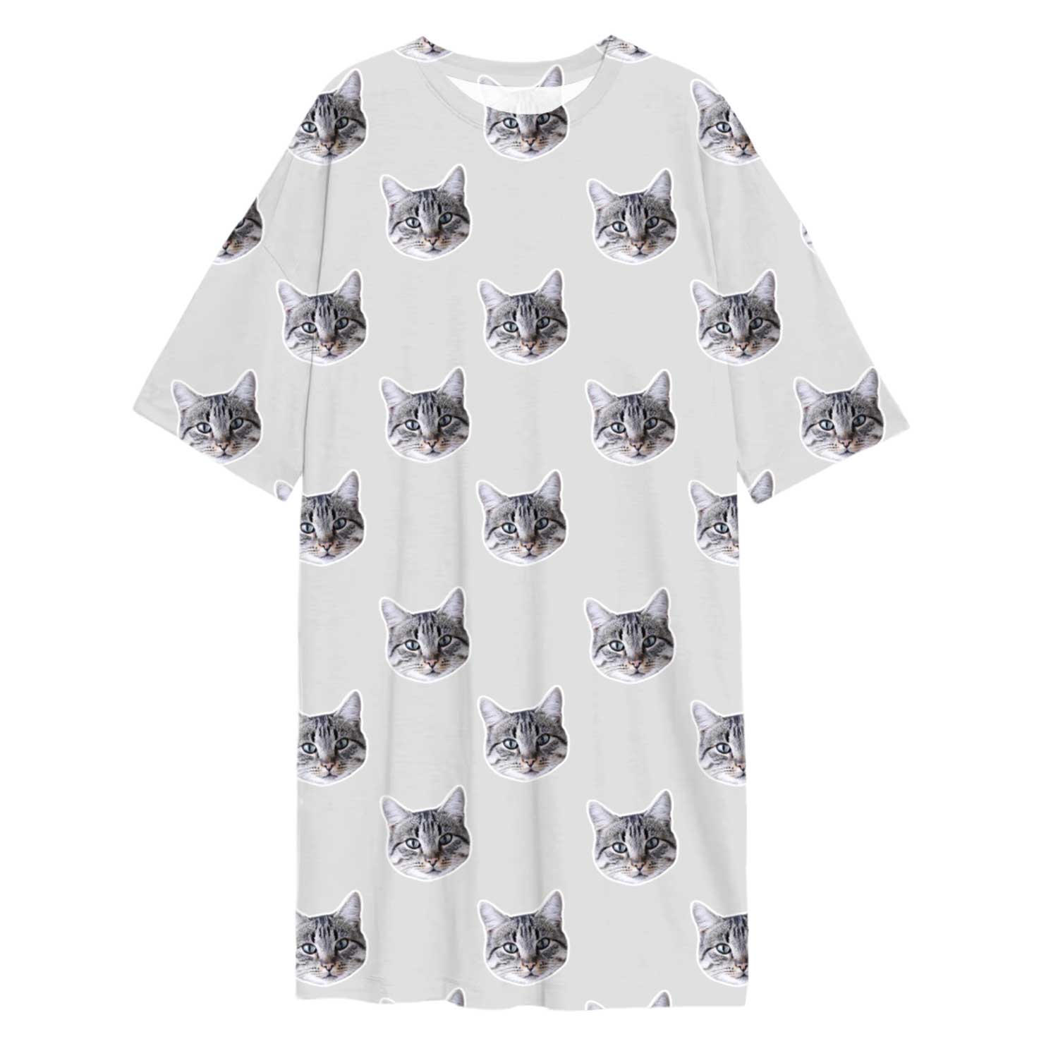 Cat Faces Custom Sleep Tee
