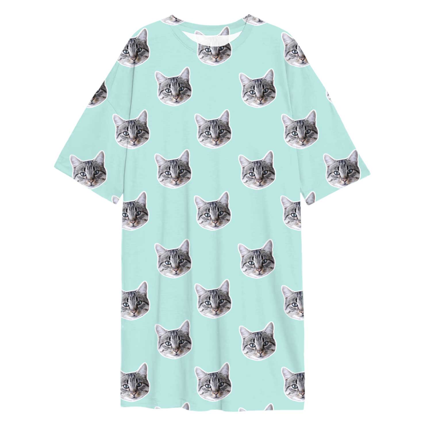 Cat Faces Custom Sleep Tee