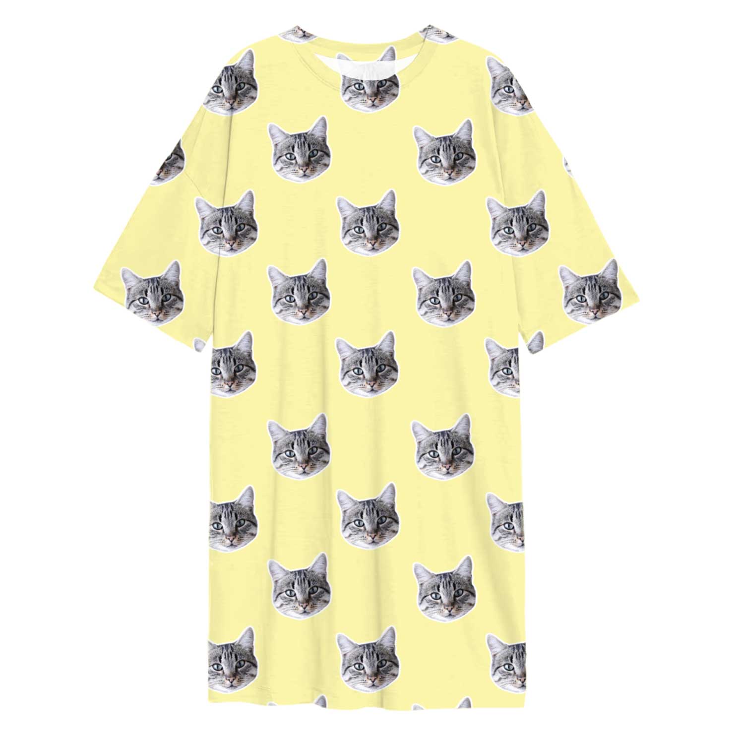 Cat Faces Custom Sleep Tee